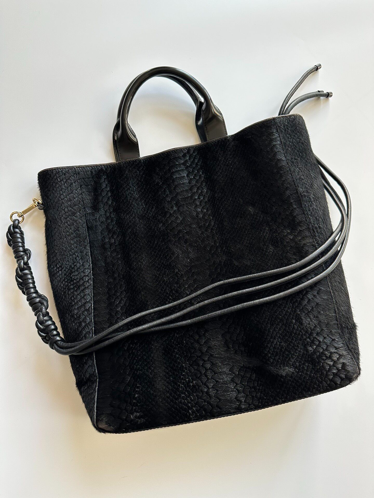 Dries Van Noten DRIES VAN NOTEN Hair and fur shoulder bag| Size ONE SIZE - 1 Thumbnail