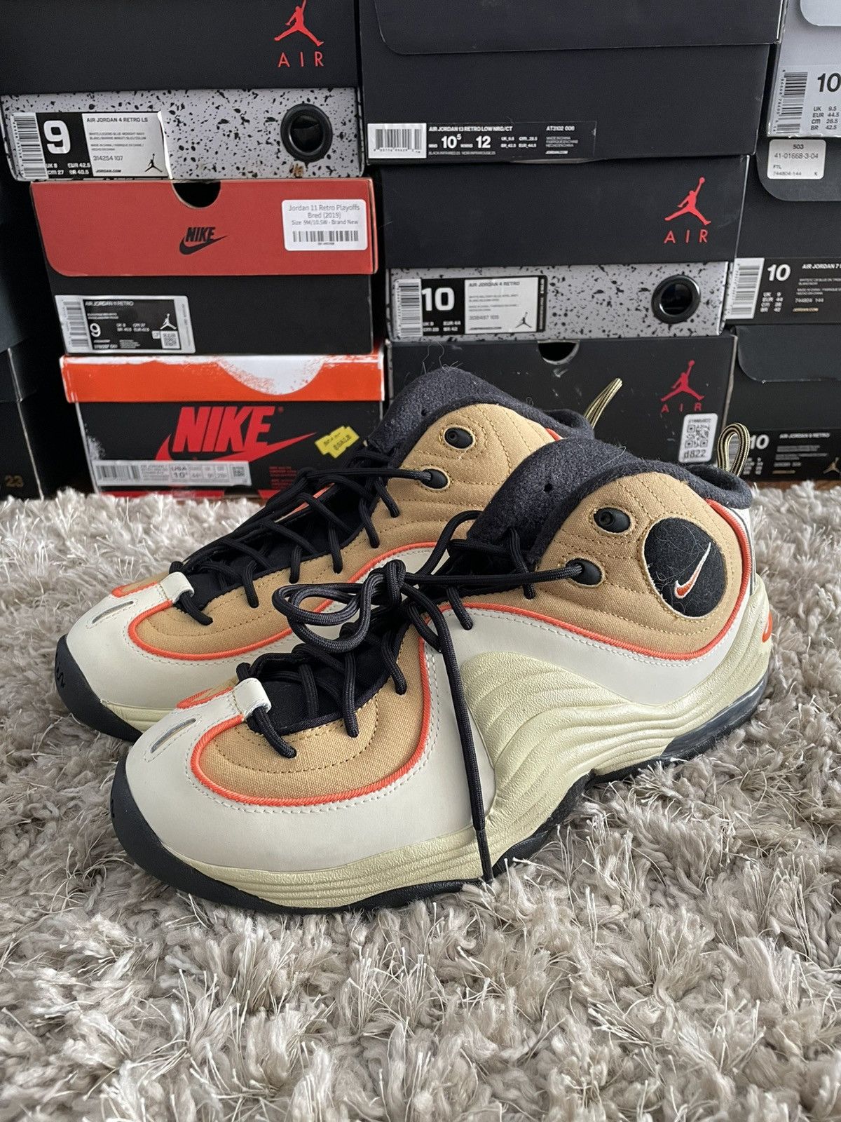 Nike Nike Air Penny 2 Wheat Gold Size US 10.5 / EU 43-44 - 1 Thumbnail