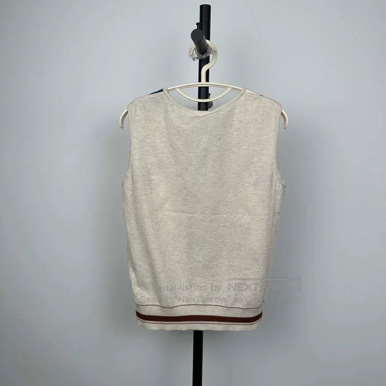Hermes Hermes Cashmere Vest Beige Size XXS / US 00 / IT 34 - 2 Thumbnail