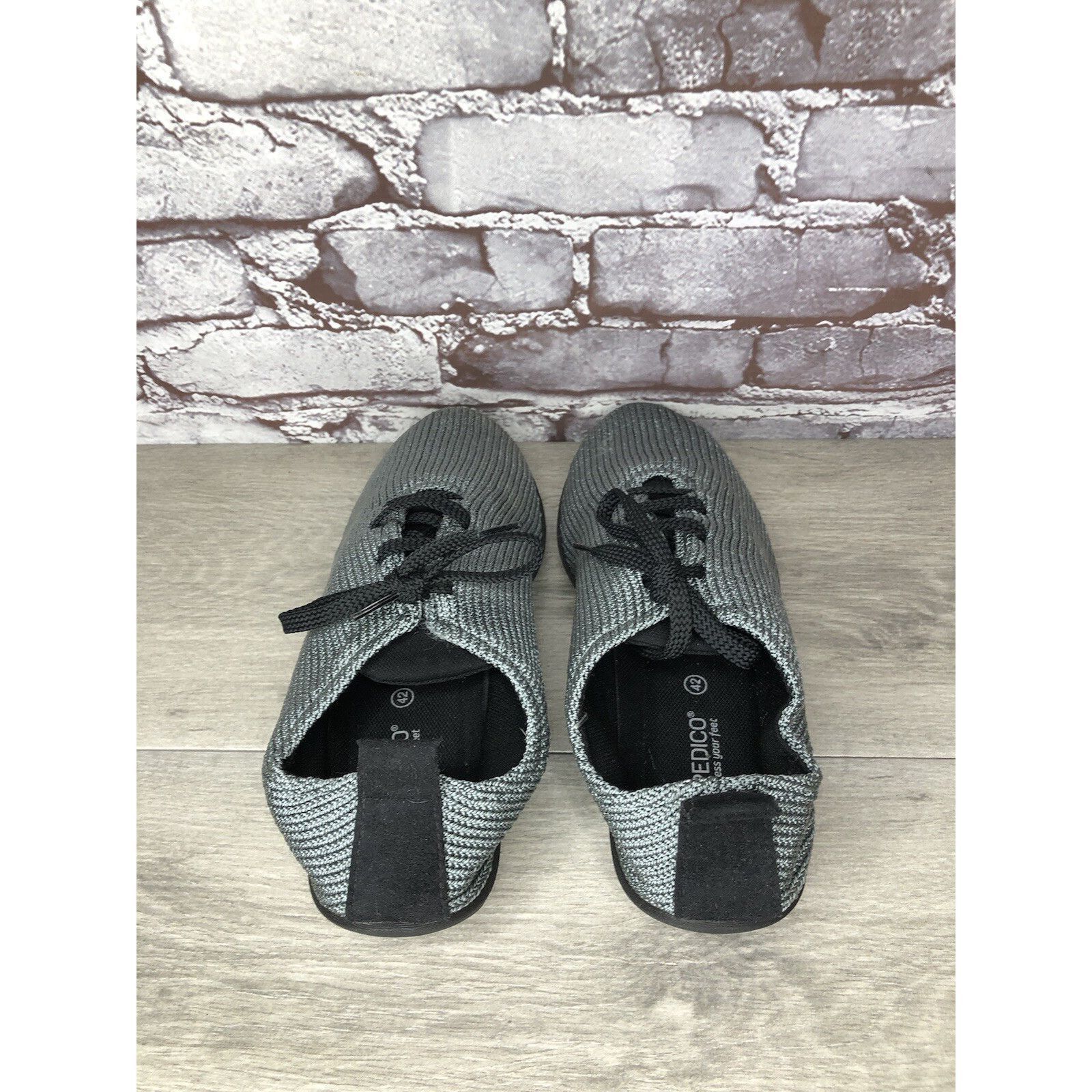Other Arcopedico LS Grey Blue Vegan Knit Lace Up Comfort Shoes Wom Size US 11 / IT 41 - 5 Thumbnail