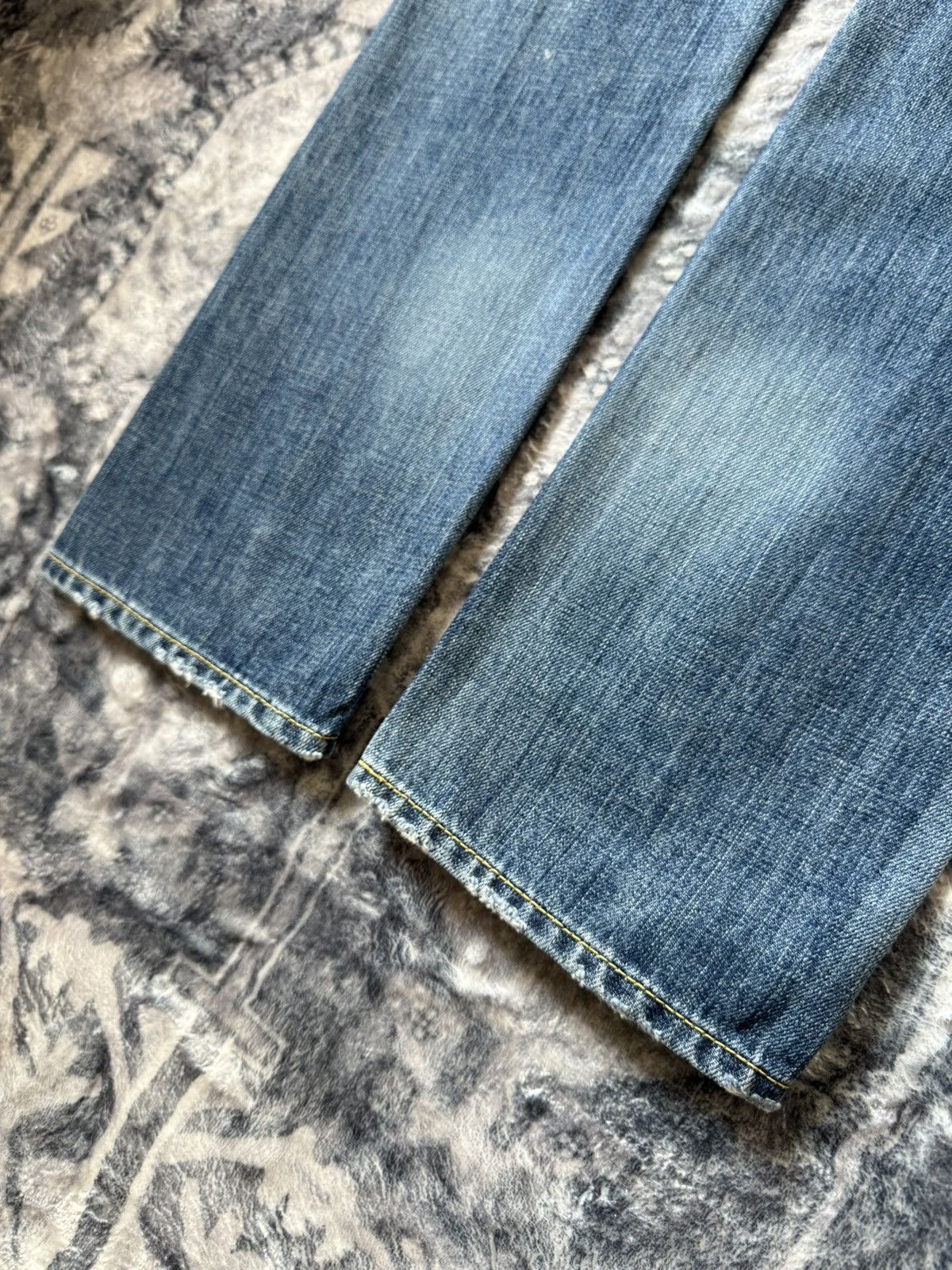 Hysteric Glamour × Japanese Brand Bartack Japan Asymmetrical Revolver Gun Pocket Jeans Size US 28 / EU 44 - 23 Thumbnail