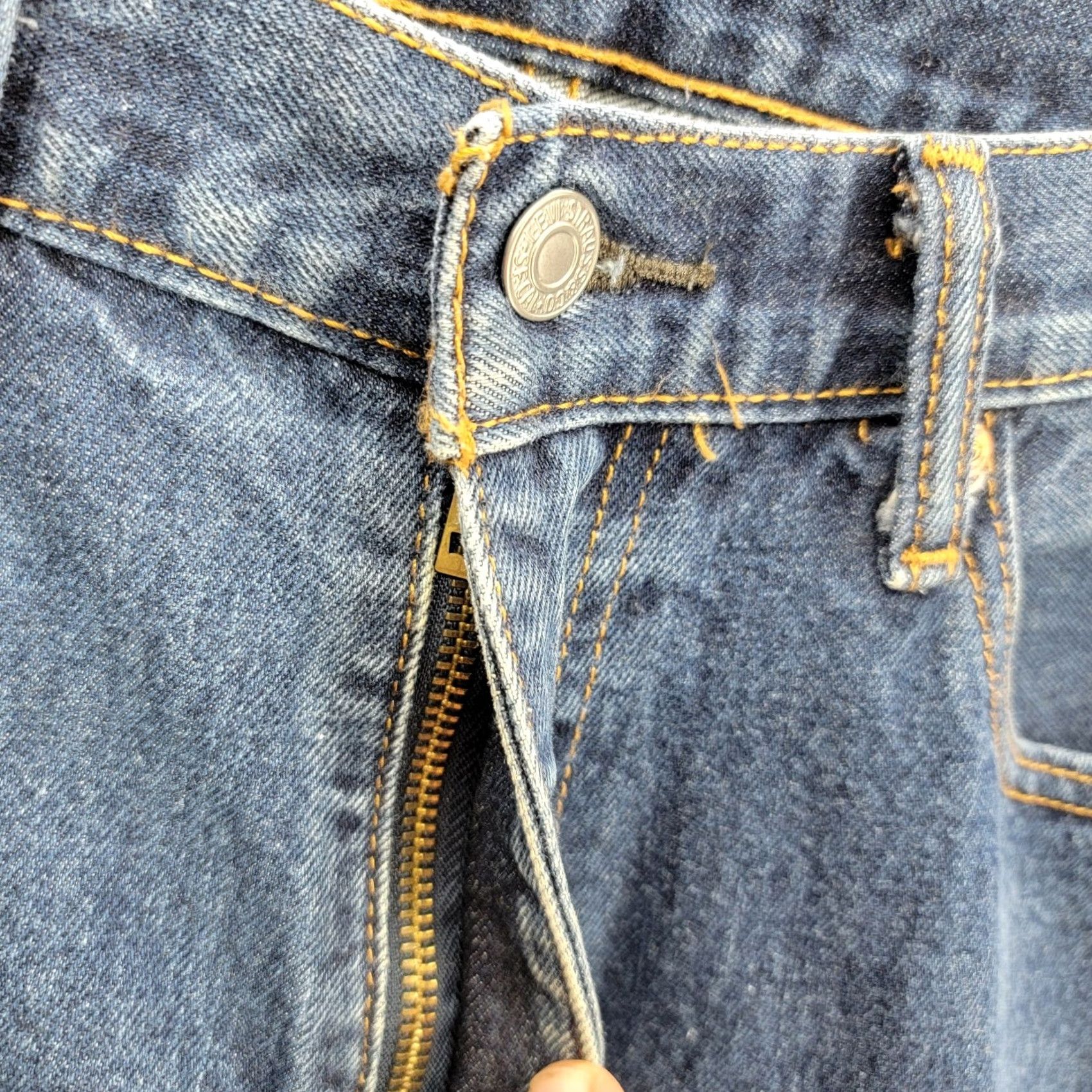 Levi's Levi's Jeans Mens 36 x 30 505 Blue Classic Straight Fit Denim Cotton Pants Size US 36 / EU 52 - 5 Thumbnail