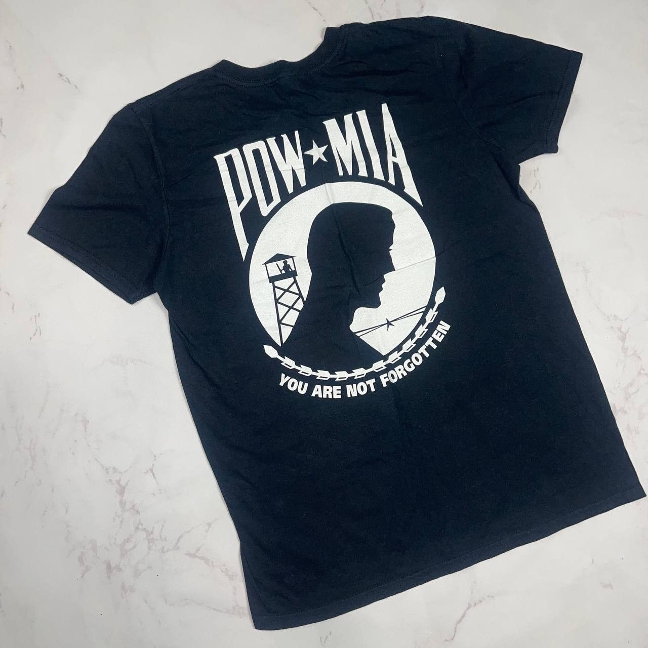 Vintage Vintage 80s POW MIA Vietnam War T-Shirt Size S Size US S / EU 44-46 / 1 - 8 Thumbnail