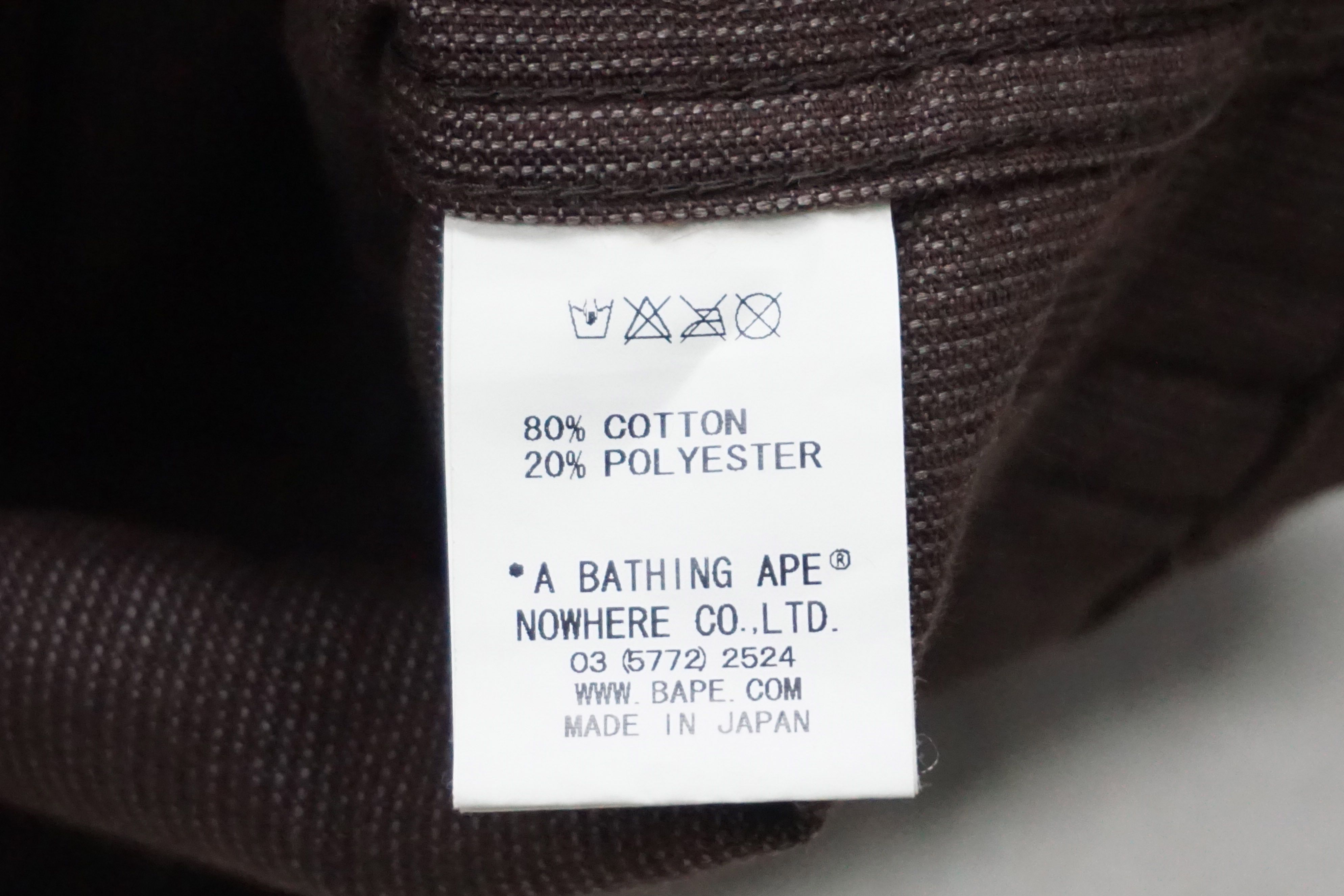 Bape × Nigo 00's A Bathing Ape "Ape General" Corduroy Jacket, Japan Made Size S / US 4 / IT 40 - 6 Thumbnail