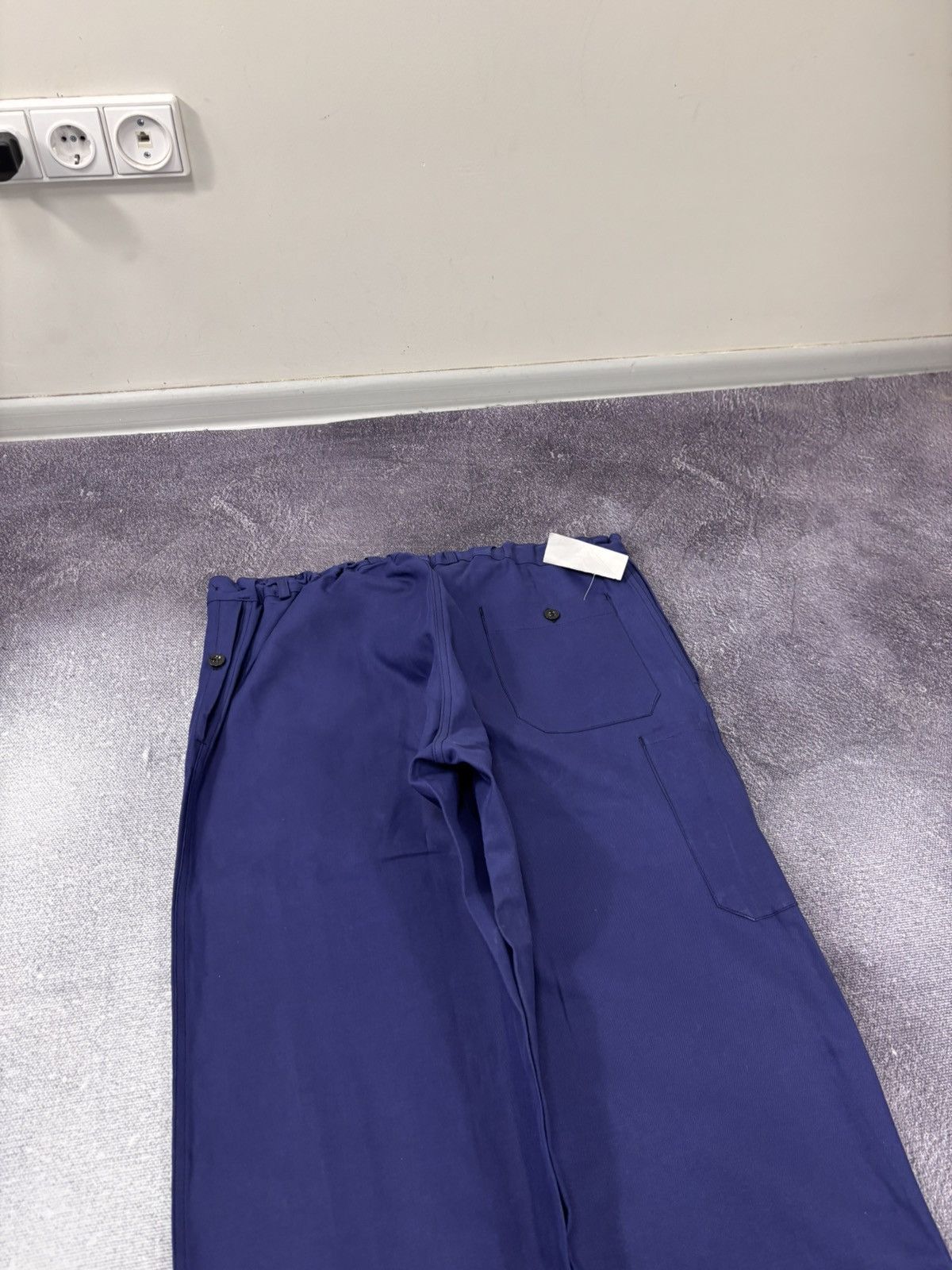 Other Vintage Sanfor French Workwear Pants 60s Utility Hydron Blue Size US 38 / EU 54 - 16 Thumbnail