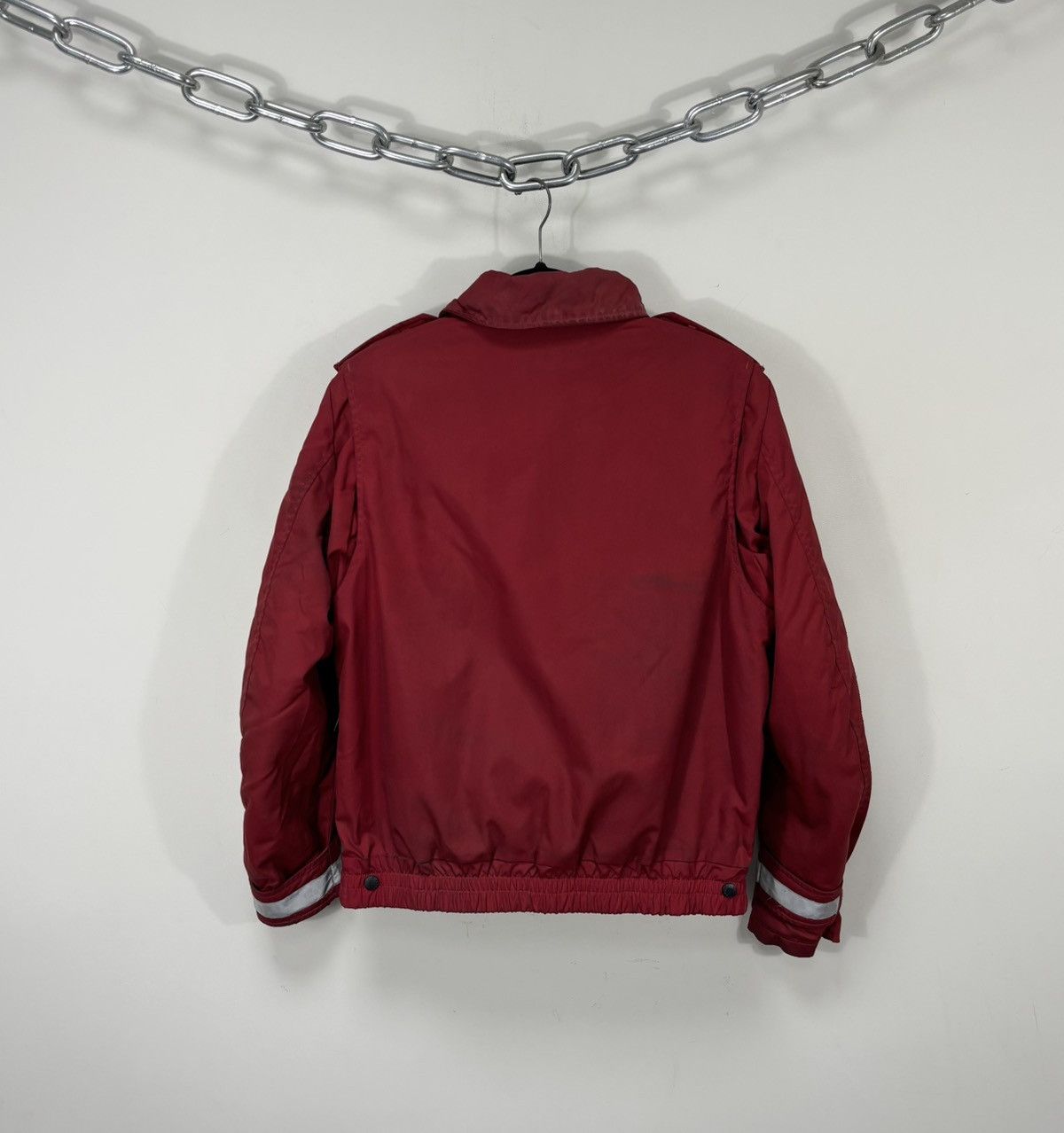Other Blauer Vintage Men’s Red Insulated USA Police Bomber Jacket Size US M / EU 48-50 / 2 - 3 Thumbnail