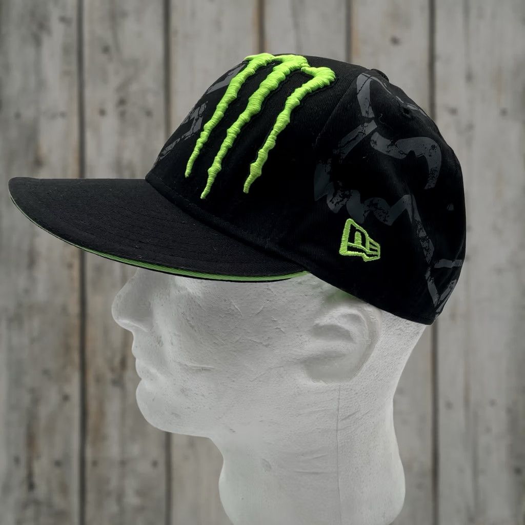 New Era Playboi Carti YVL Opium Fitted Hat Black Neon Green 7 1/8