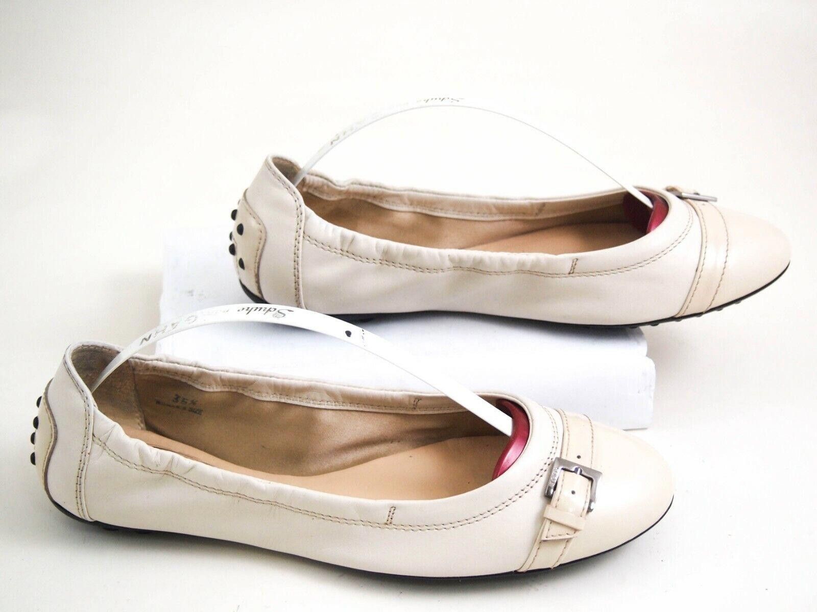 Tod's Tod's Ballet Flats Ivory Patent Leather EU 35.5 US 5.5 Size US 5.5 / IT 35.5 - 3 Thumbnail