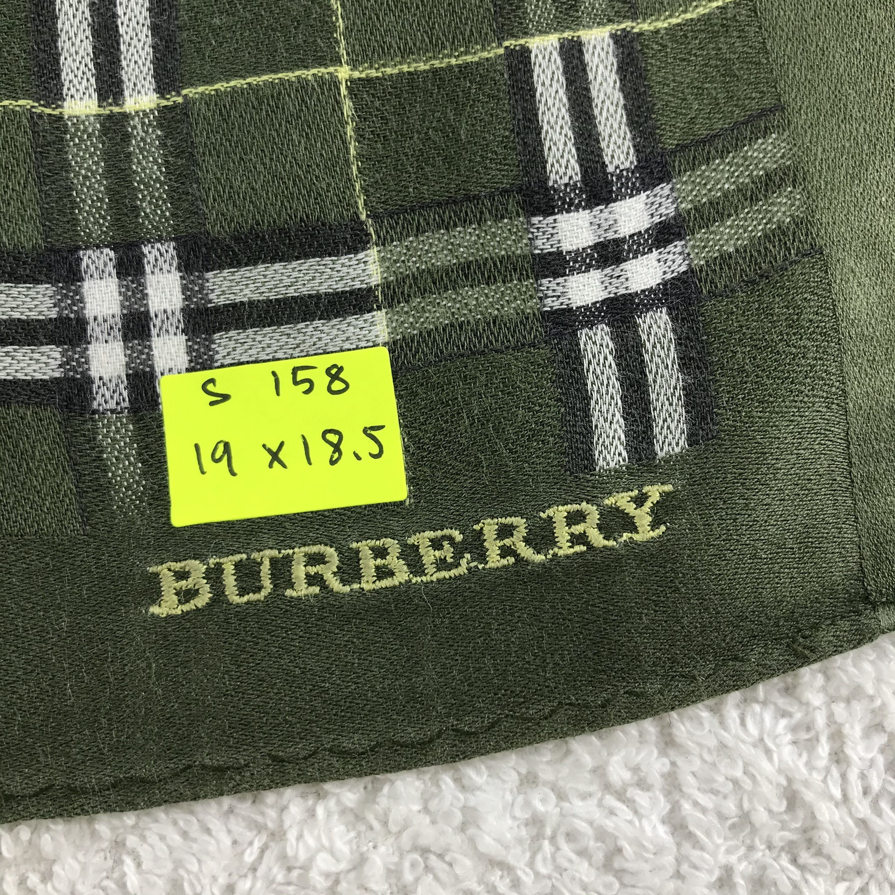 Burberry × Vintage Burberry Bandana / Handkerchief / Neckerchief - S158 Size ONE SIZE - 5 Thumbnail