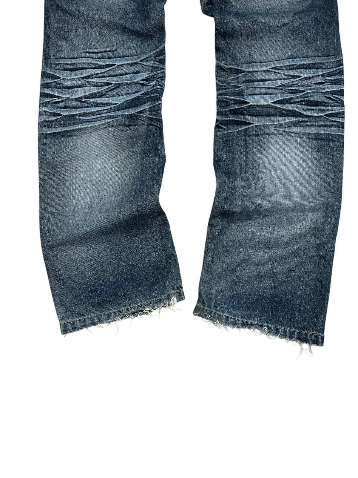 If Six Was Nine American Amore Puro Japan Jean Whisker Light Washed Size US 31 - 12 Thumbnail