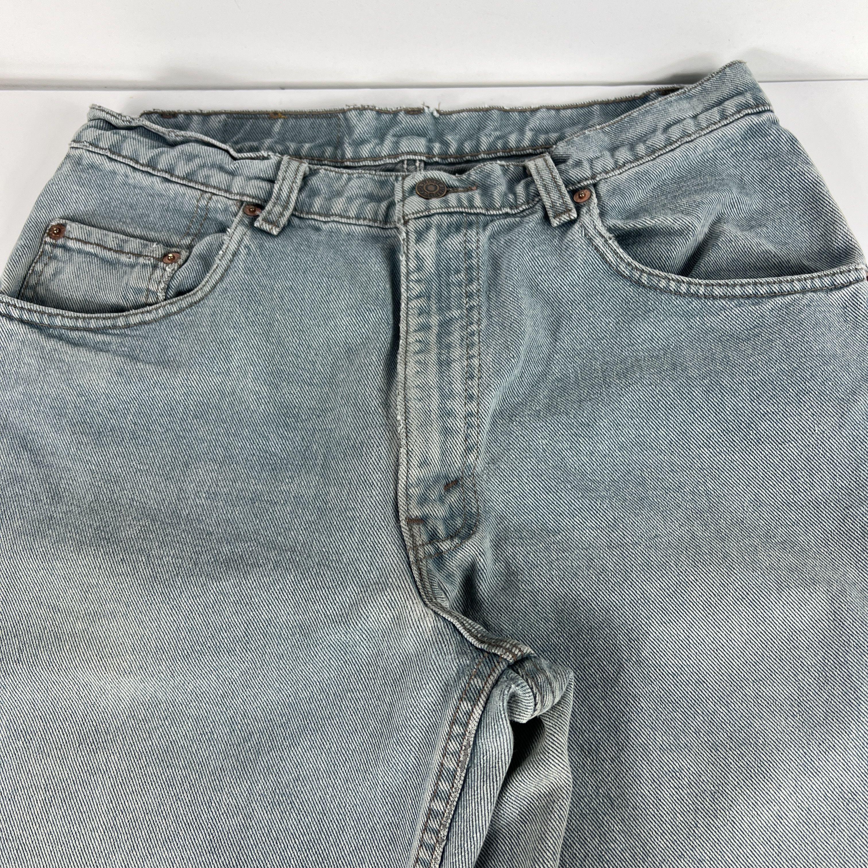 Levi's × Vintage VTG Levi's Jeans 560 Loose Fit Tapered Green Faded Denim Size US 33 - 4 Thumbnail