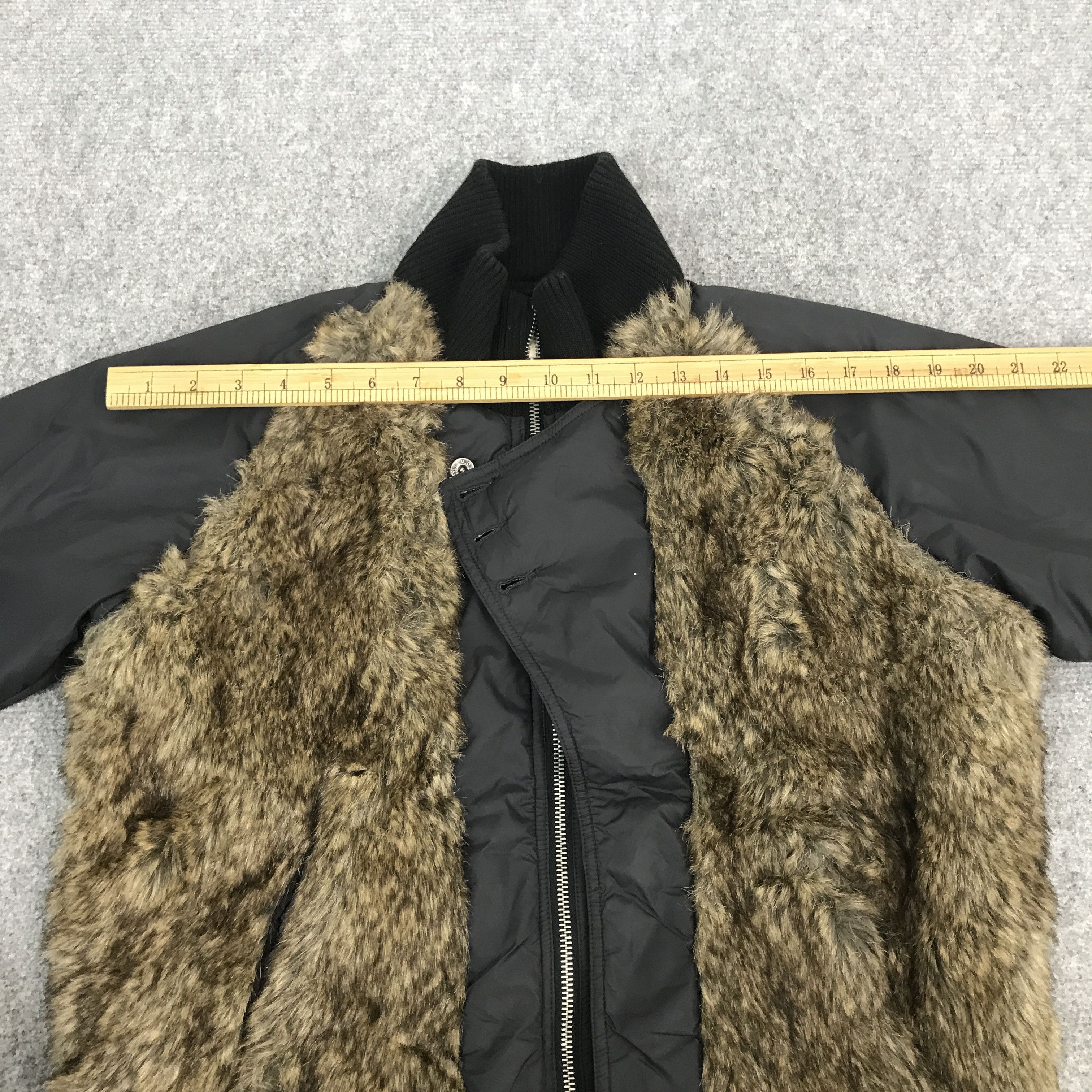Diesel × Vintage Diesel fur design jacket rare jacket Size US XS / EU 42 / 0 - 5 Thumbnail