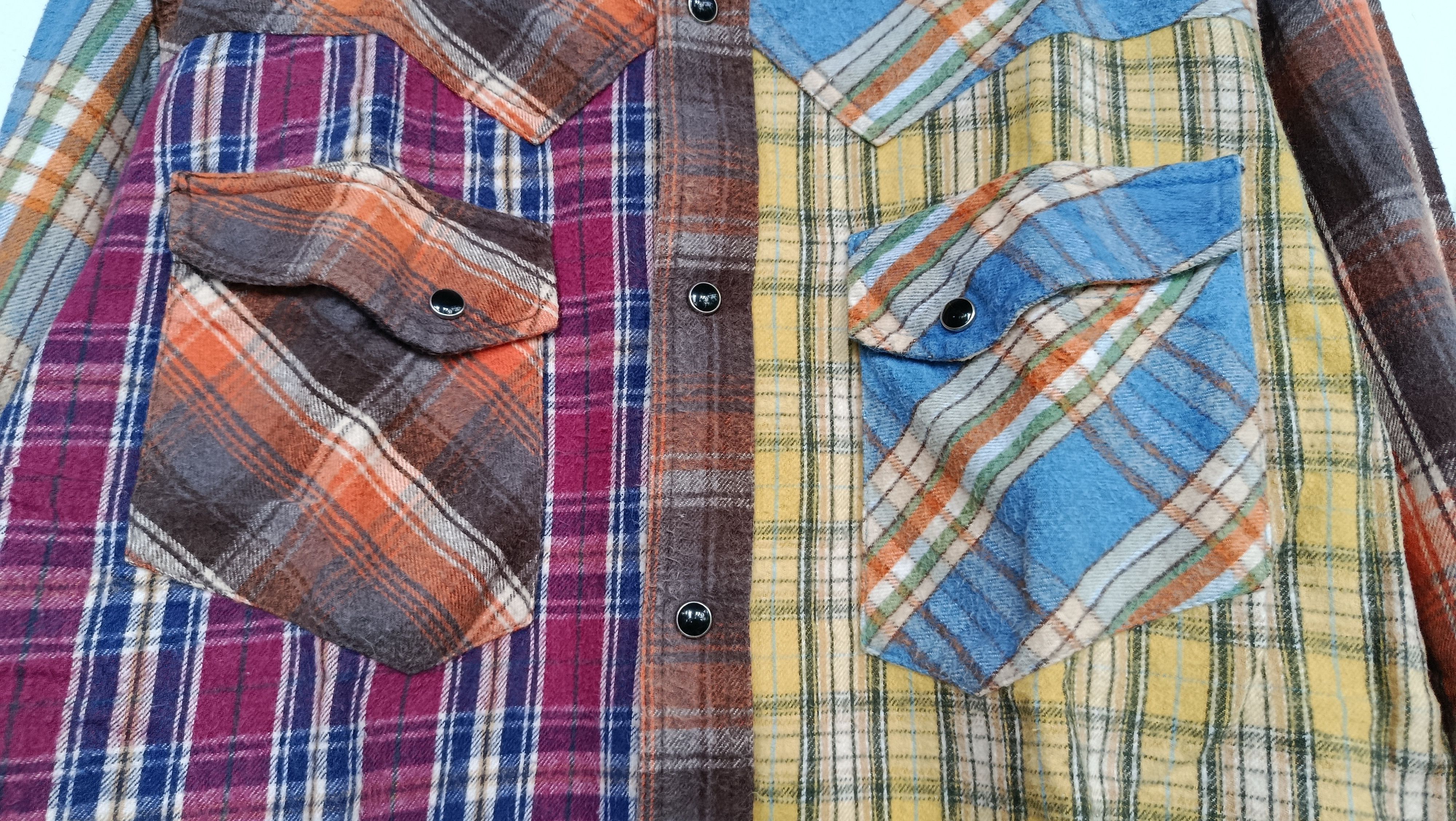 The North Face The North Face Flannel Shirt A5 Plaid Patchwork Size S fit M Size US S / EU 44-46 / 1 - 7 Thumbnail