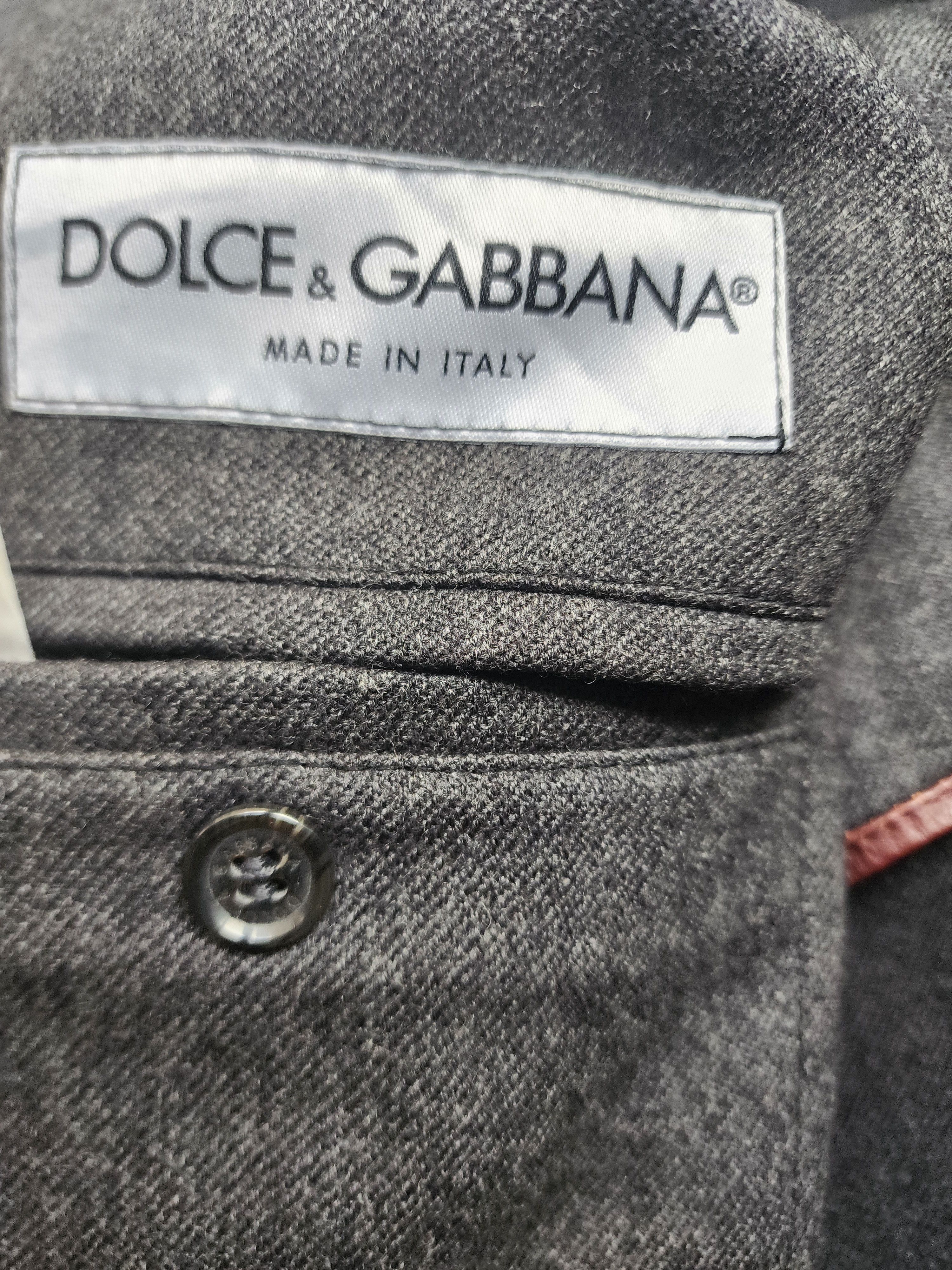 Dolce & Gabbana FUR COLLARED GREY CAR COAT VINTAGE INSPIRED Size US L / EU 52-54 / 3 - 5 Thumbnail