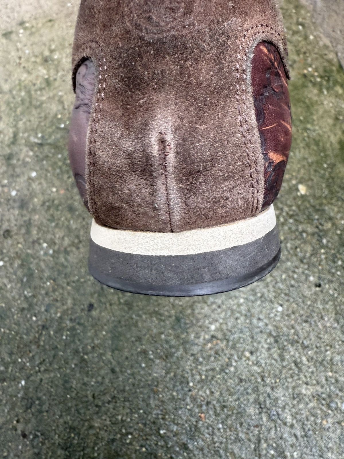 Gucci ✨Gucci✨(138732) Guccissima Brown Leather/Suede Web Sneakers Size US 7.5 / IT 37.5 - 12 Thumbnail