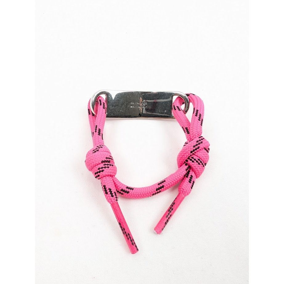 Balenciaga o1rshd1 Size: OS / Logo Bracelet in Pink Size ONE SIZE - 6 Thumbnail