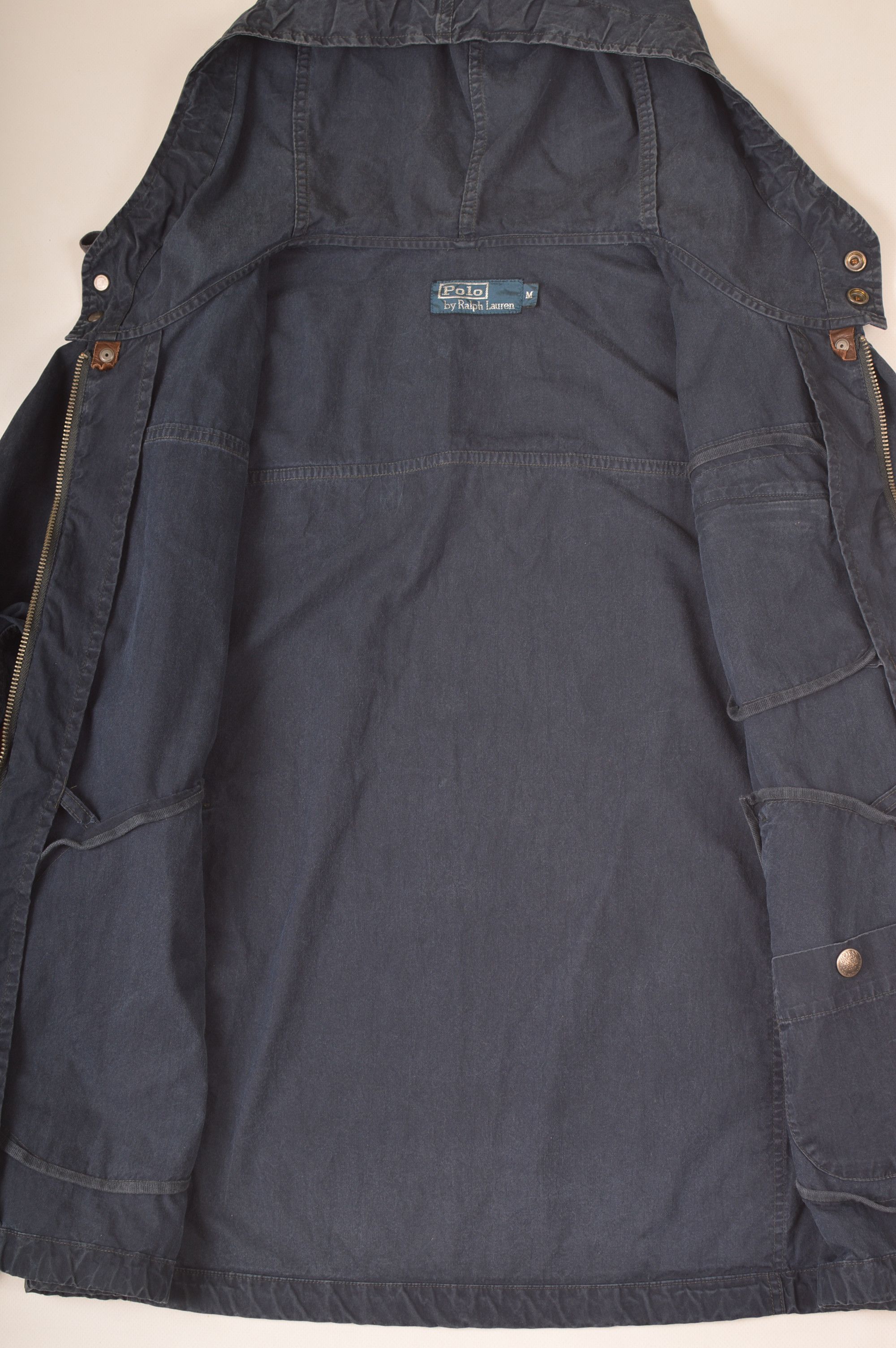 Polo Ralph Lauren × Ralph Lauren × Vintage Polo Ralph Lauren Vintage Blue Bomber Full-Zip Jacket Size US M / EU 48-50 / 2 - 6 Thumbnail
