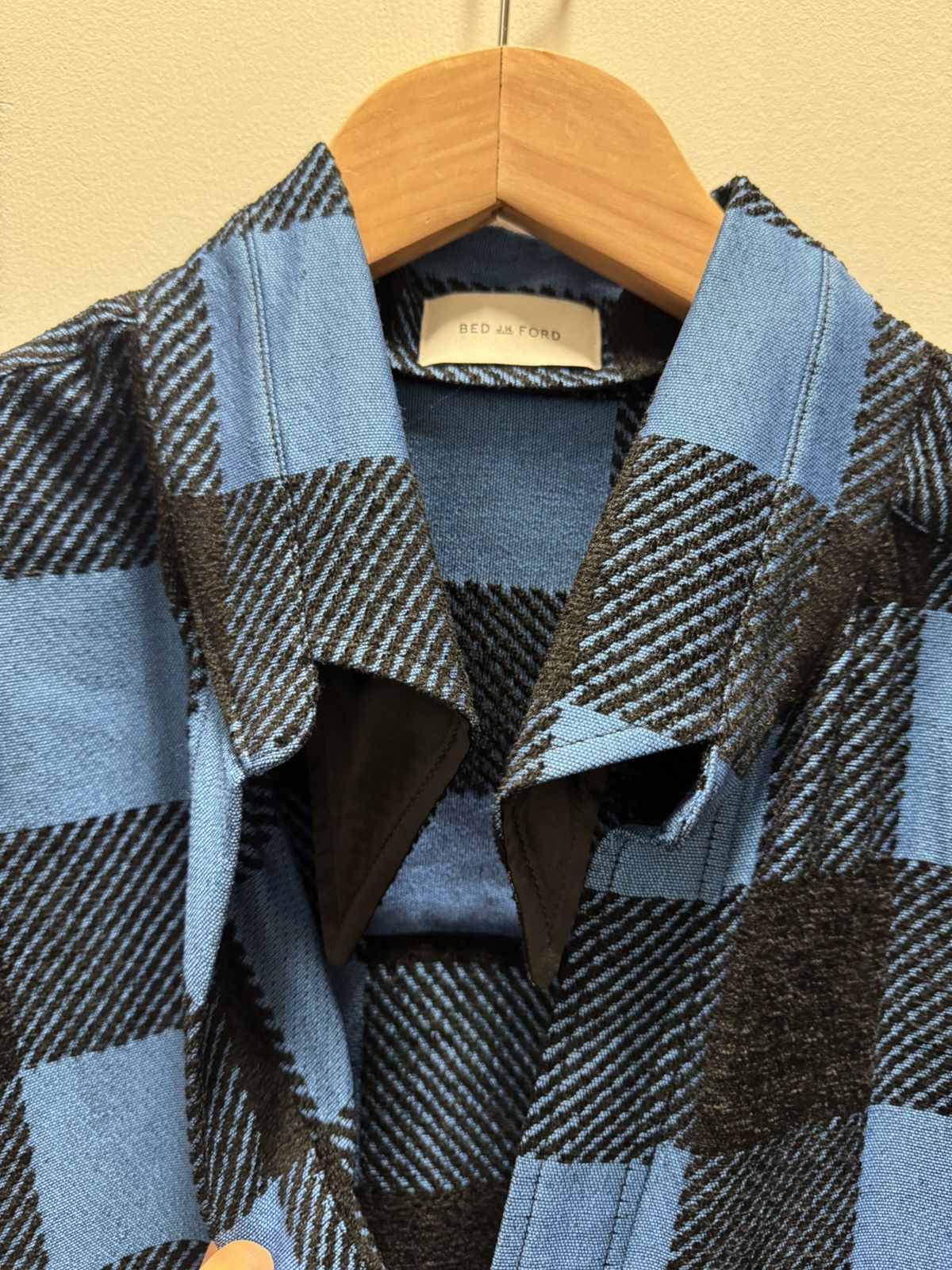 Bed j.w. Ford Bed J.W. Ford Checked Button-Up Shirt – Size 1 (Unworn) Size US M / EU 48-50 / 2 - 4 Thumbnail