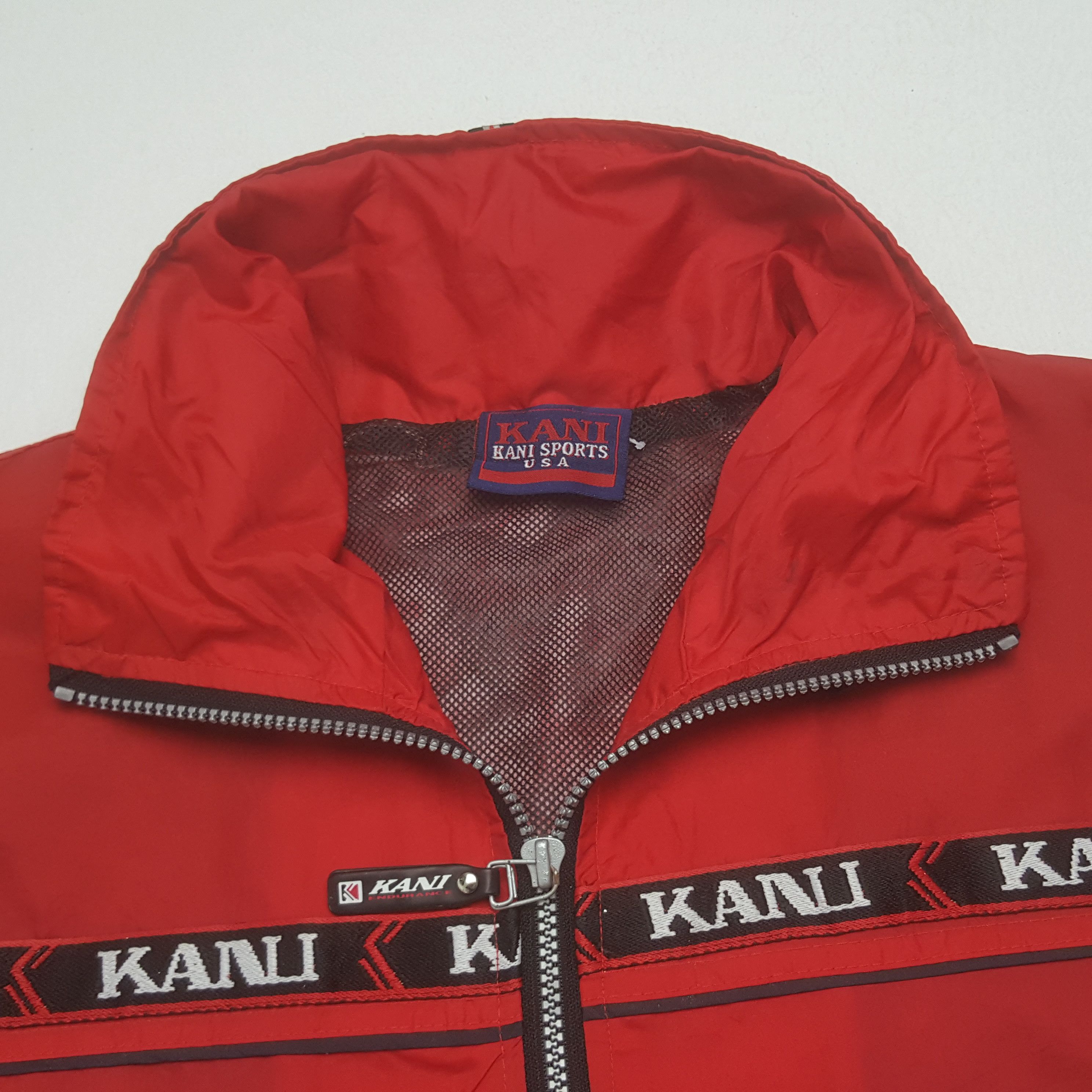 Karl Kani × Vintage Vintage Kani Endurance Sports Style Windbreaker Jacket Size US XXL / EU 58 / 5 - 5 Thumbnail