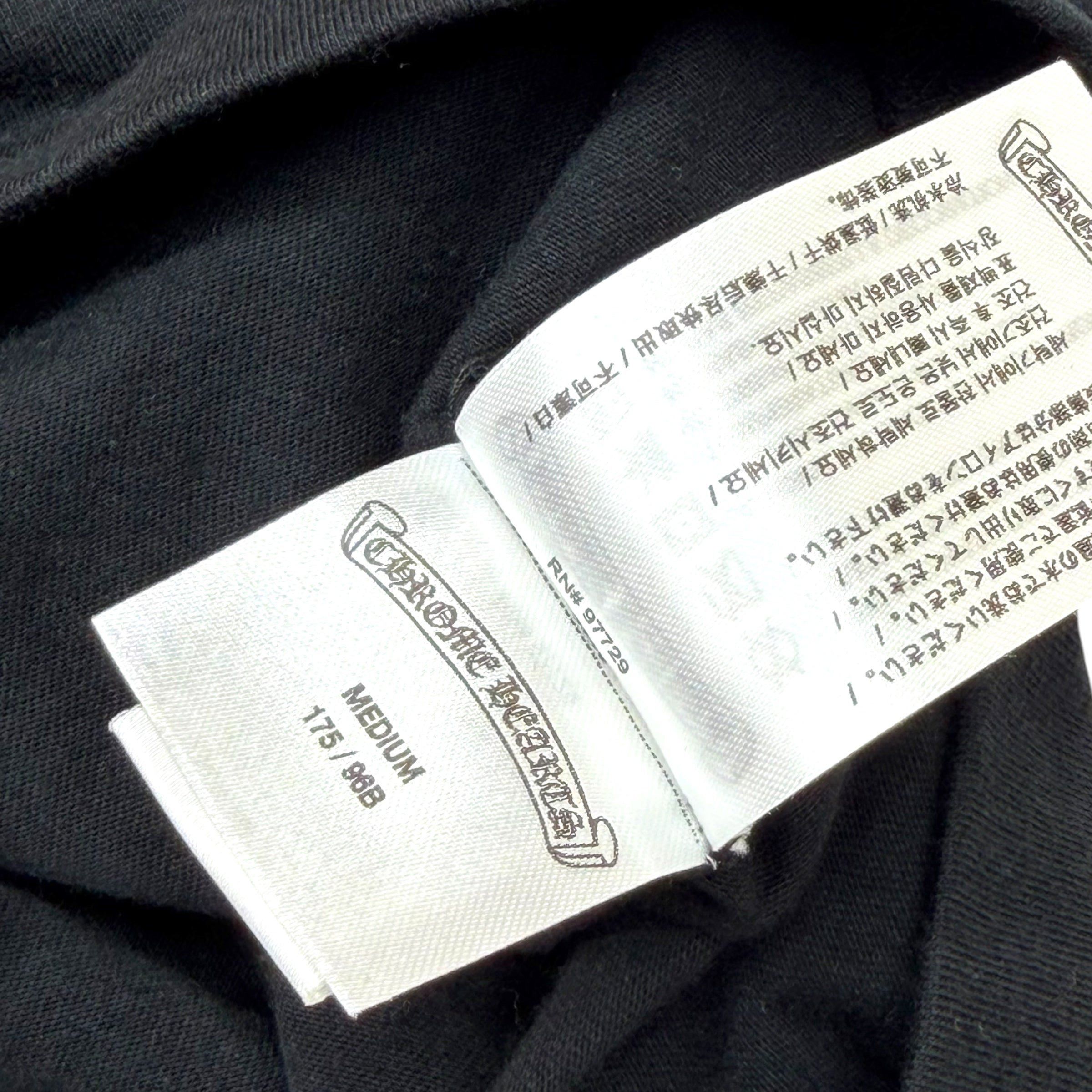 Chrome Hearts Chrome Hearts White Neck Logo L/S Tee Black M Size US M / EU 48-50 / 2 - 5 Thumbnail