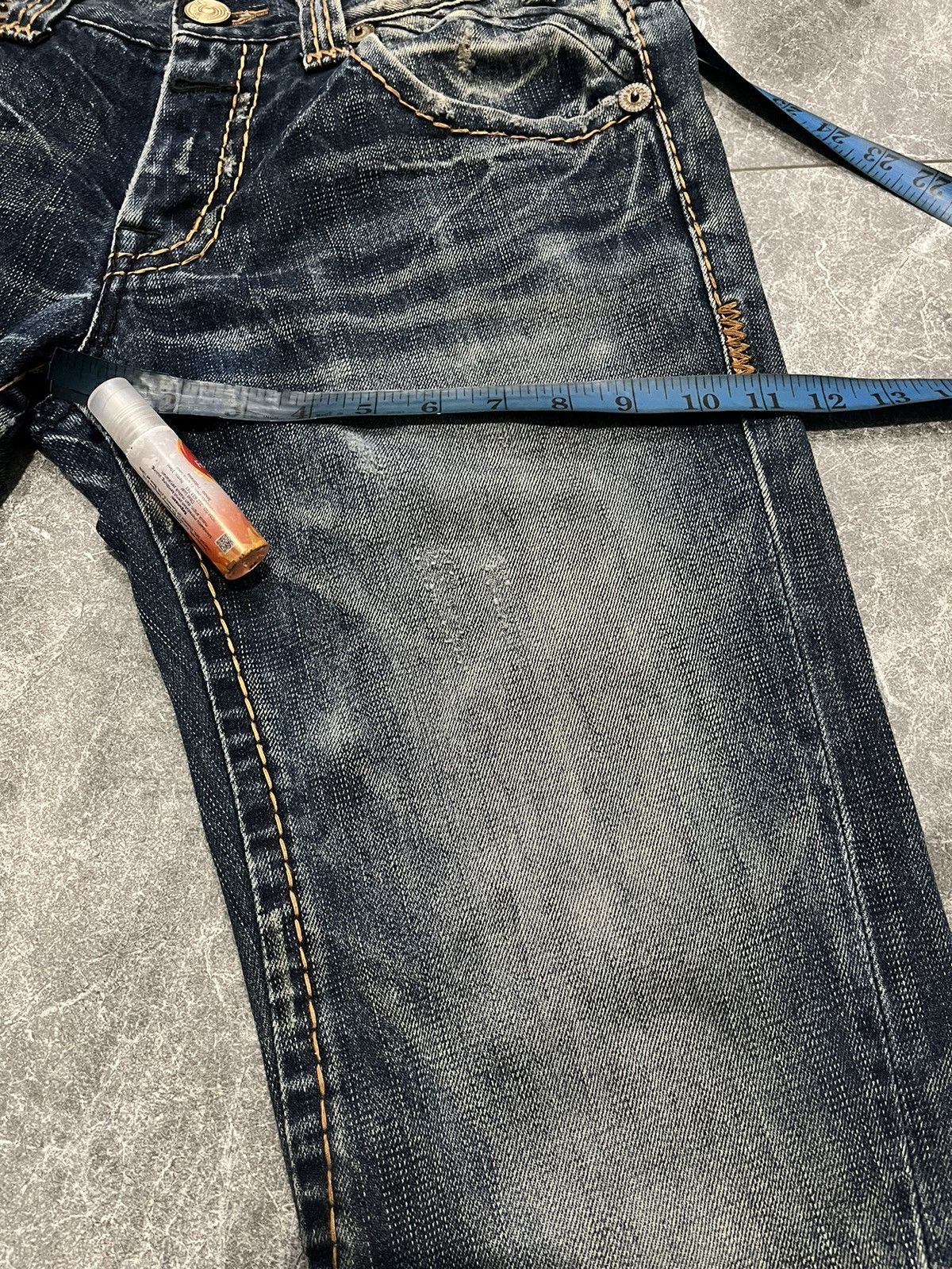 If Six Was Nine Y2K Flared Buckaroo Distress Jeans Size US 32 / EU 48 - 13 Thumbnail