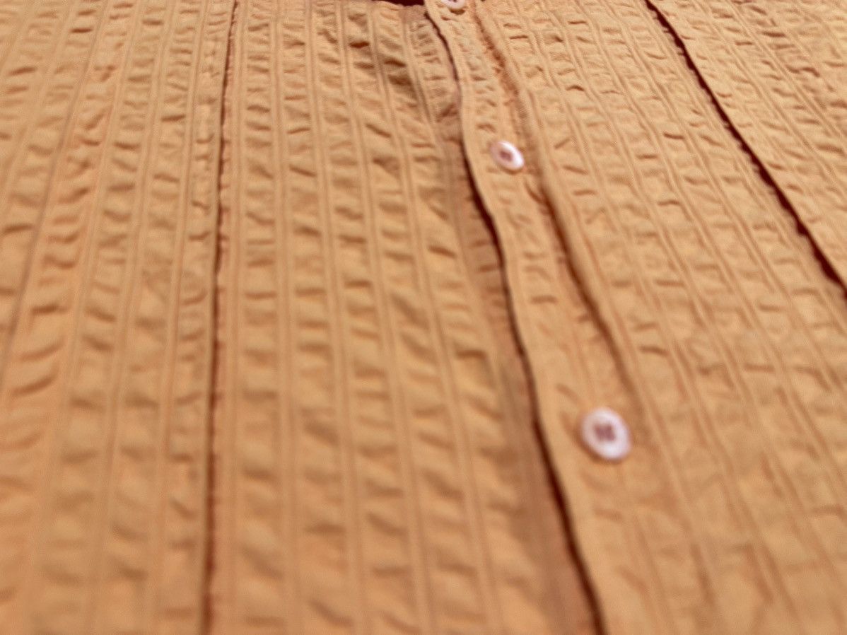 Ermenegildo Zegna 🔥Vintage EZ By Zegna Wrinkled Open Collar Shirt Size US L / EU 52-54 / 3 - 5 Thumbnail