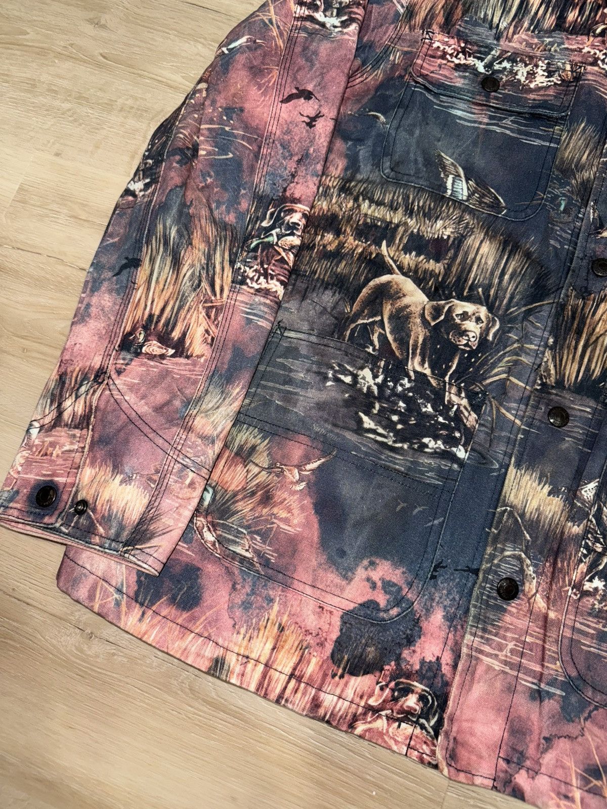 Supreme Supreme Dogs and Ducks Camo Chore Coat Size US XL / EU 56 / 4 - 2 Thumbnail