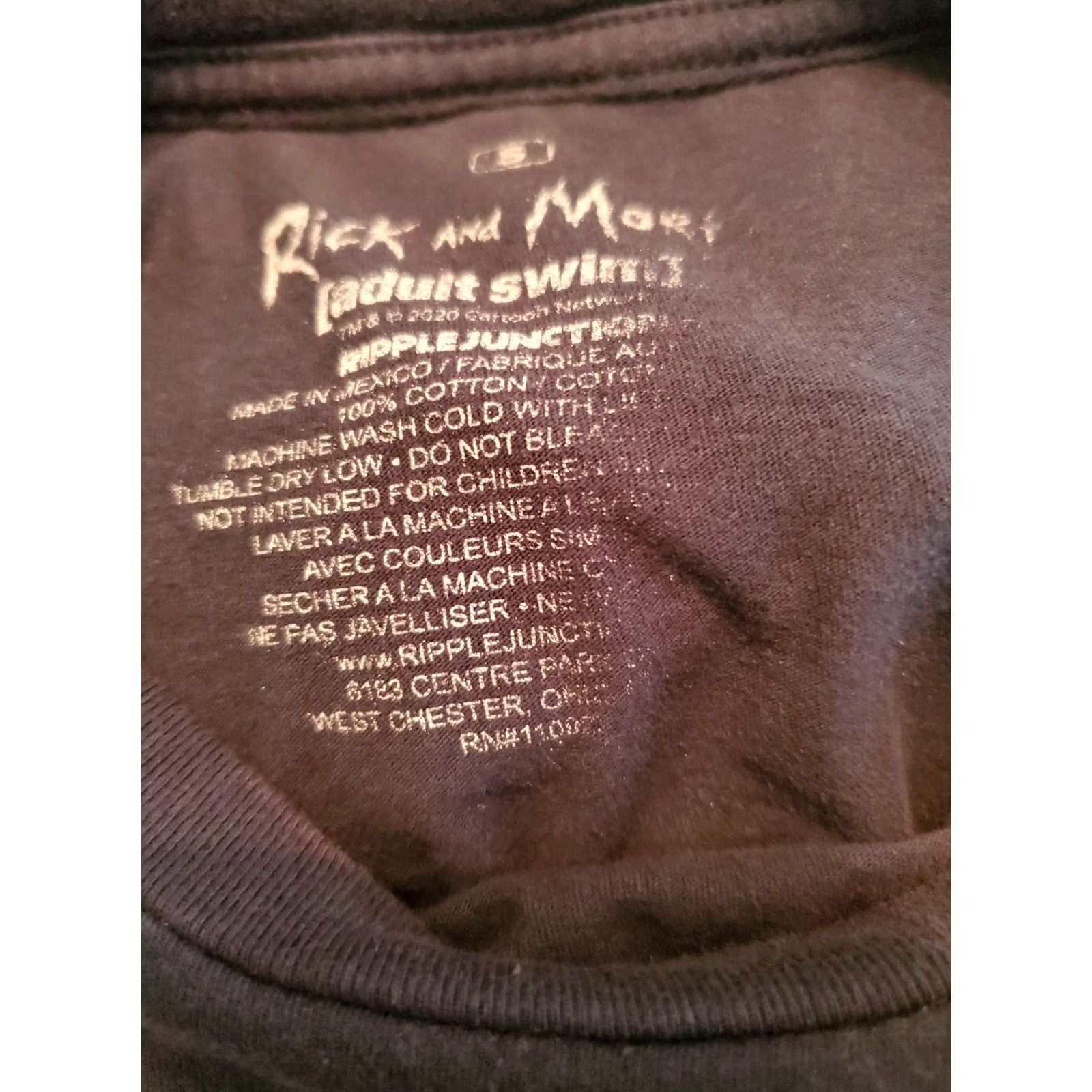 Ripple Junction Rick And Morty Characters Navy Blue T Shirt Size Small Size US S / EU 44-46 / 1 - 2 Thumbnail