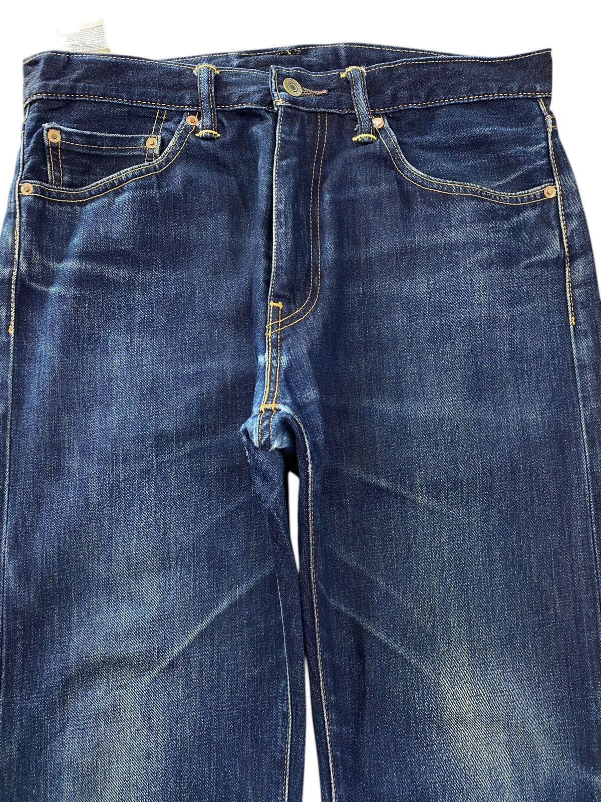 Levi's Levi’s Blue Wash Straight Leg Style Jeans Size US 33 - 2 Thumbnail