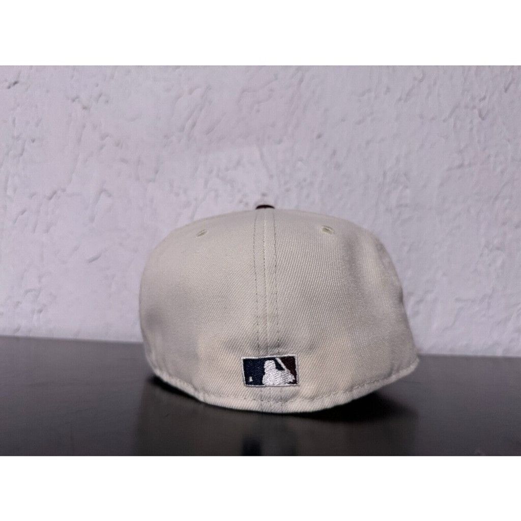 New Era 7 1/4 - Boston Red Sox Fitted Hat - Maroon White - FAM Cap Size ONE SIZE - 4 Thumbnail