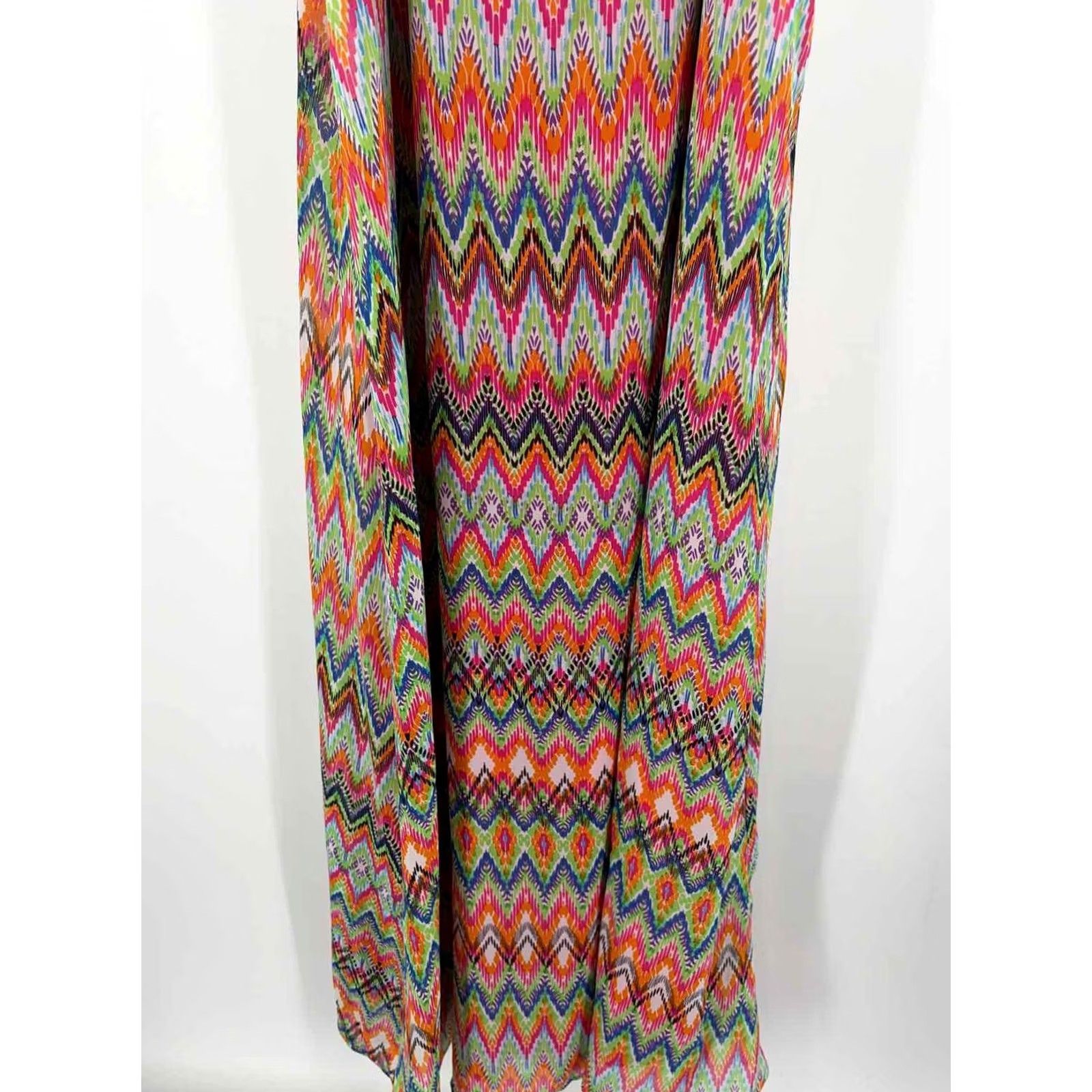 Vintage Tacera Green Maxi Sleeveless Dress Small, Pre-Owned, Regular Size Size S / US 4 / IT 40 - 2 Thumbnail