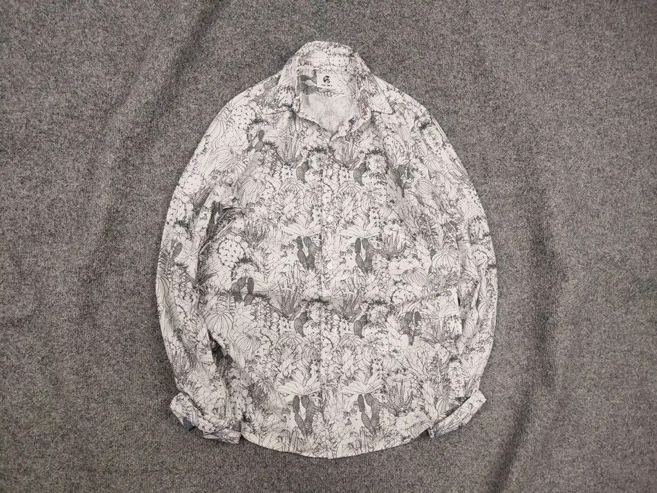 Paul Smith Paul Smith All-Over Pattern Cactus Sketch Long Sleeve Shirt Size US S / EU 44-46 / 1 - 1 Thumbnail