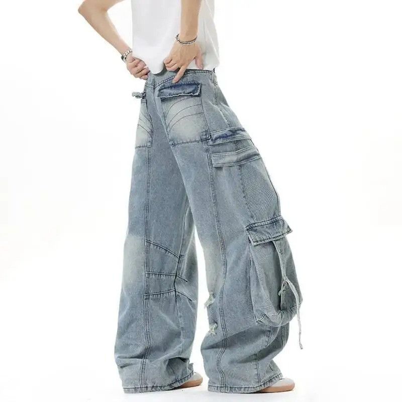Jean Concrete Drift Cargo Denim Size US 33 - 3 Thumbnail