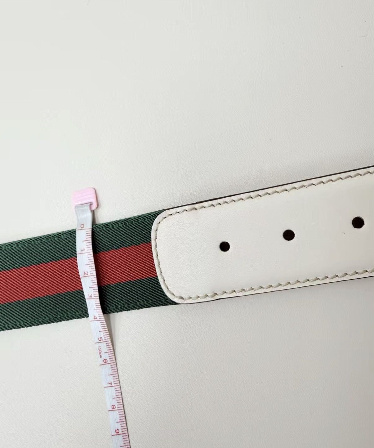 Gucci GUCCI Leather & Canvas Combo Belt J30 Size ONE SIZE - 7 Thumbnail