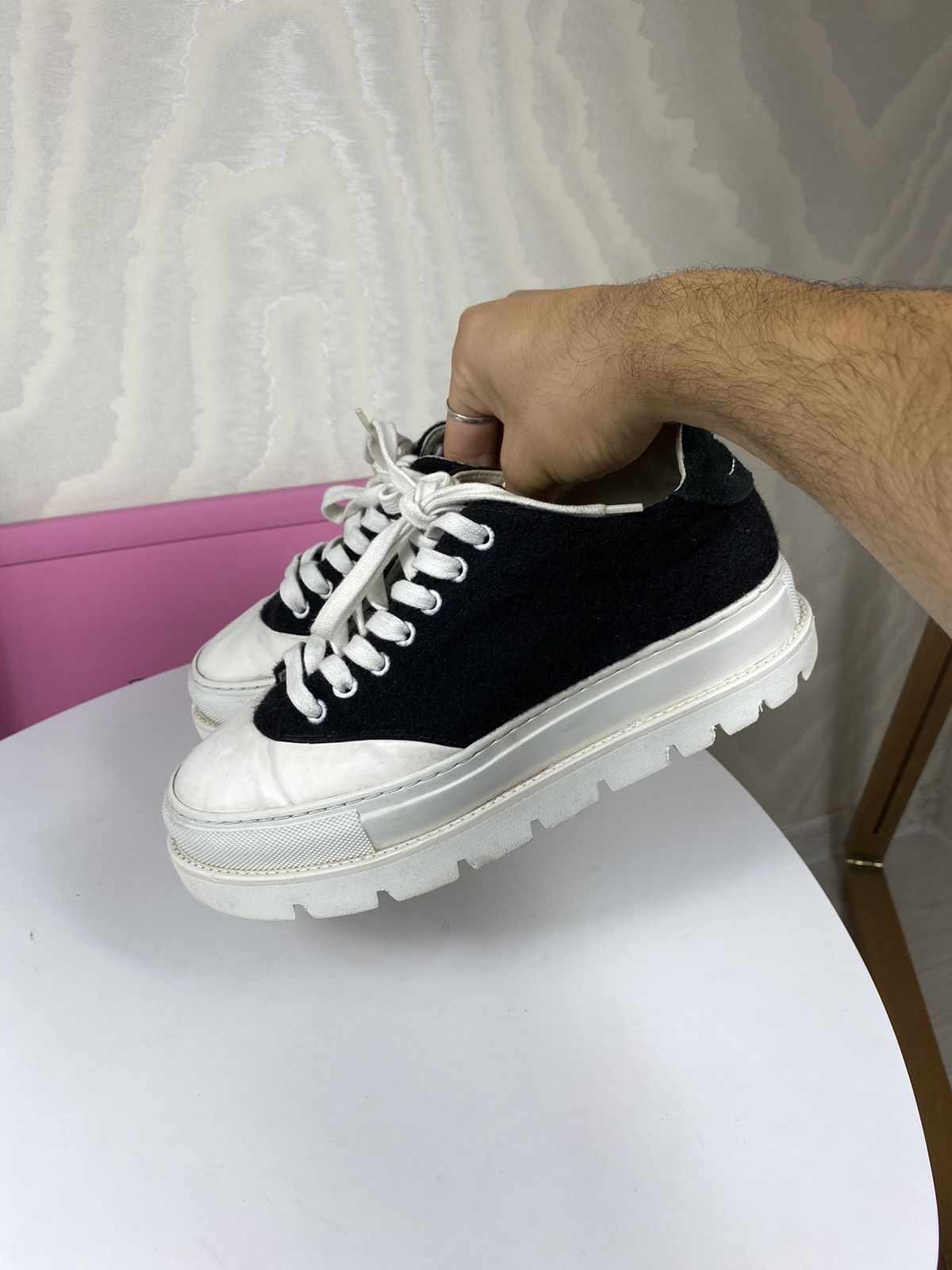 Maison Margiela MM6 Maison Margiela Platform Ponyhair Size US 8 / IT 38 - 21 Thumbnail