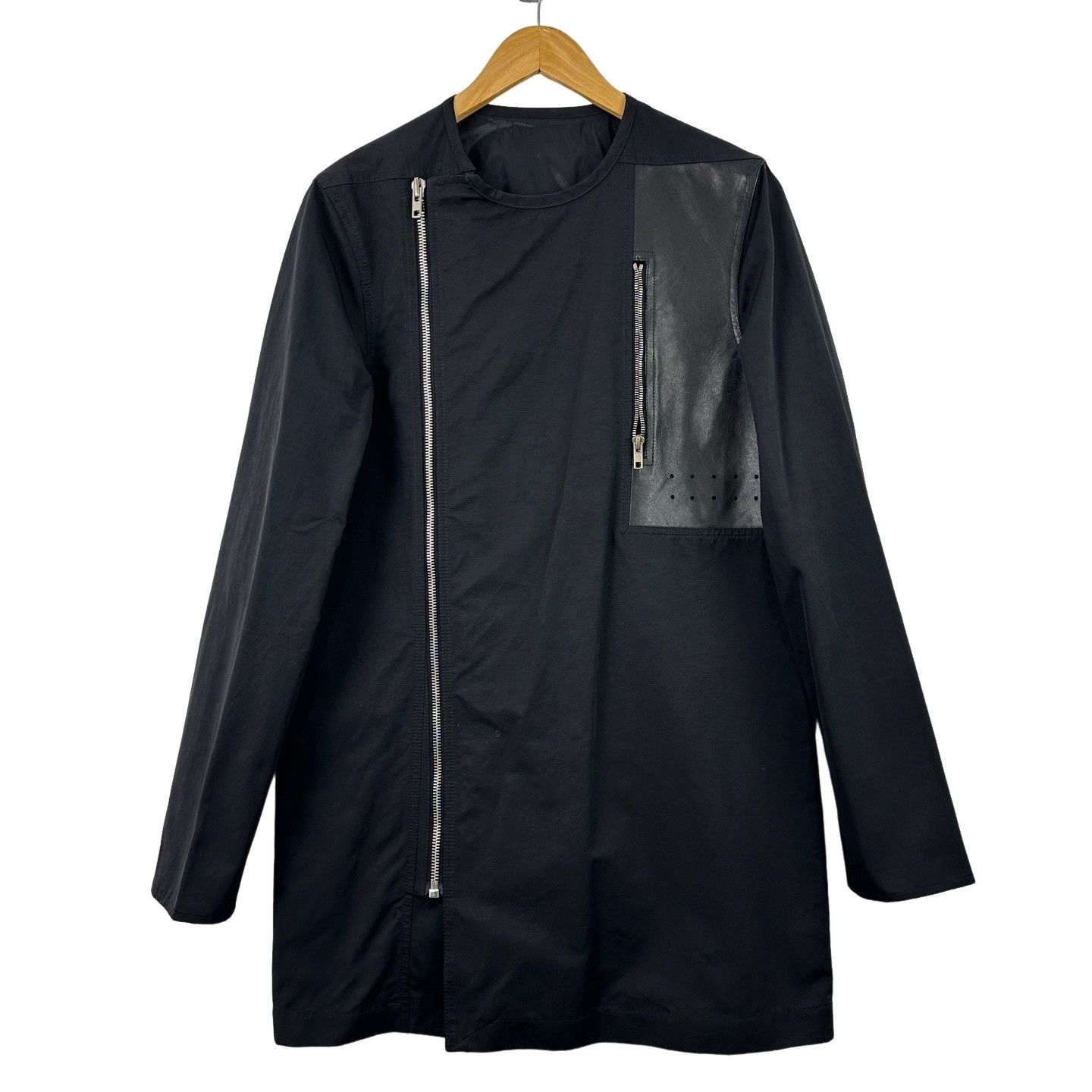 Rick Owens Rick Owens Leather Patch Vicious Jacket Size M Size US M / EU 48-50 / 2 - 1 Thumbnail