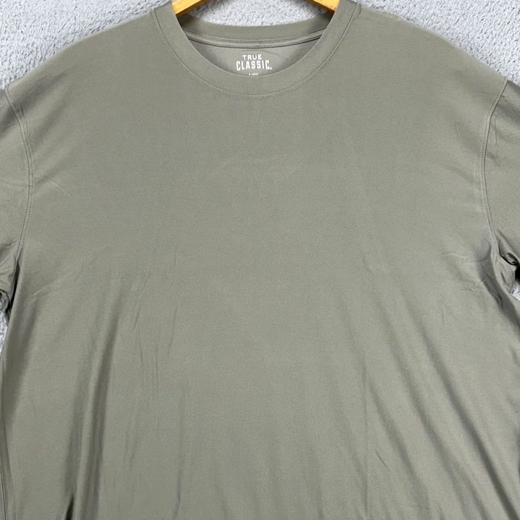 Vintage True Classic T-Shirt Adult XL Short Sleeve Tee Men NEW Light Grey Stretch Casual Shirt Size US XL / EU 56 / 4 - 2 Thumbnail