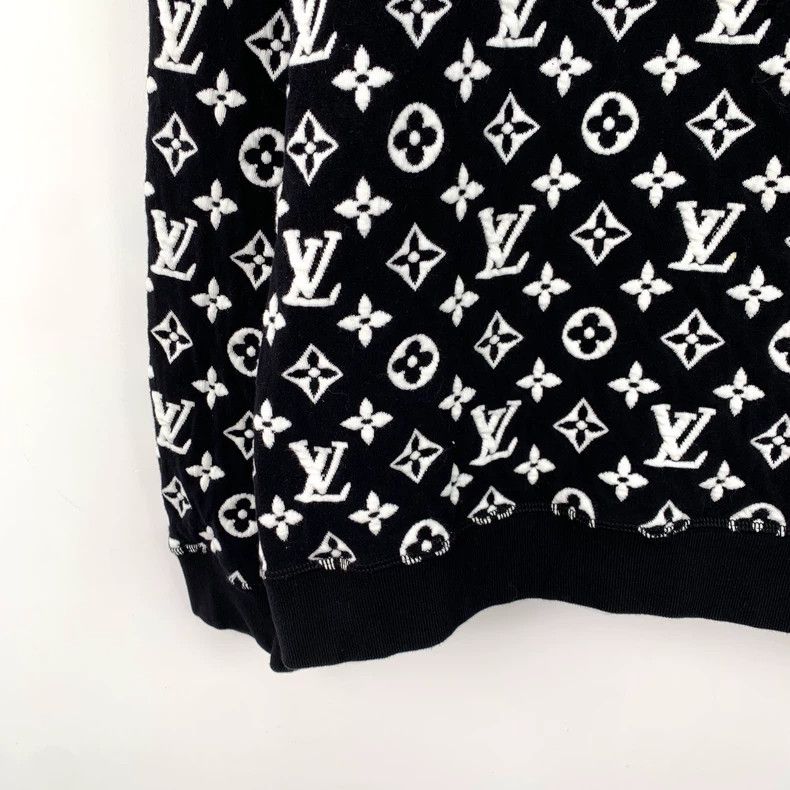 Louis Vuitton Louis Vuitton Cotton crewneck long-sleeve sweatshirt with Size US L / EU 52-54 / 3 - 4 Thumbnail