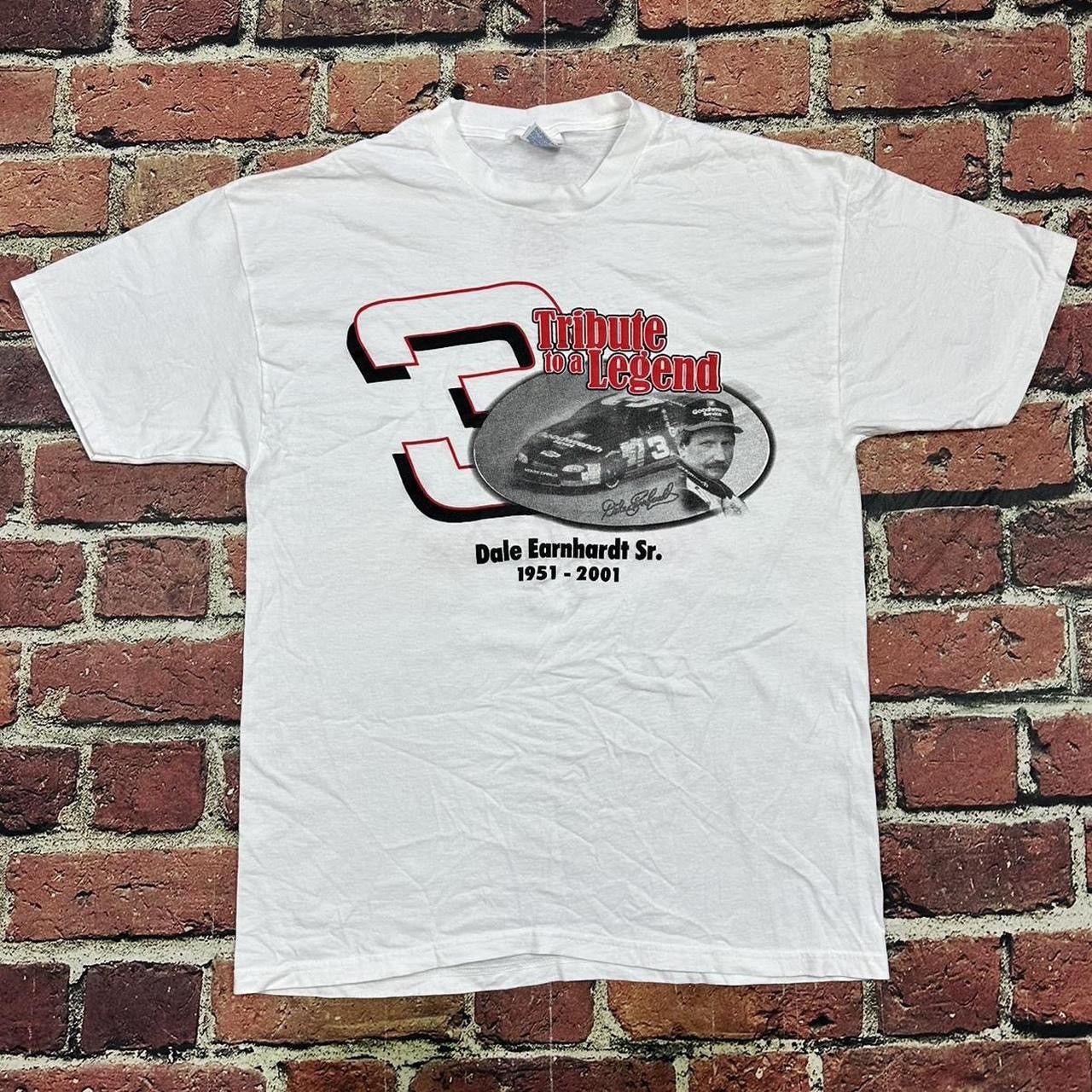 Hanes Vintage Dale Earnhardt Tribute Legend Nascar Double Side Tee Size US L / EU 52-54 / 3 - 1 Thumbnail
