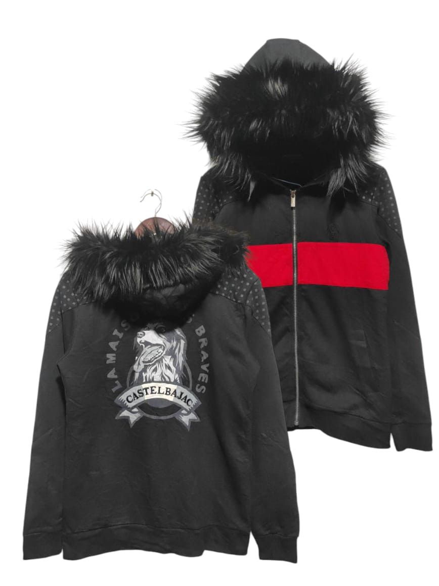 Jean Charles De Castelbajac Castelbajac zipper fur hoodie ifsix LGB style Size US S / EU 44-46 / 1 - 2 Thumbnail