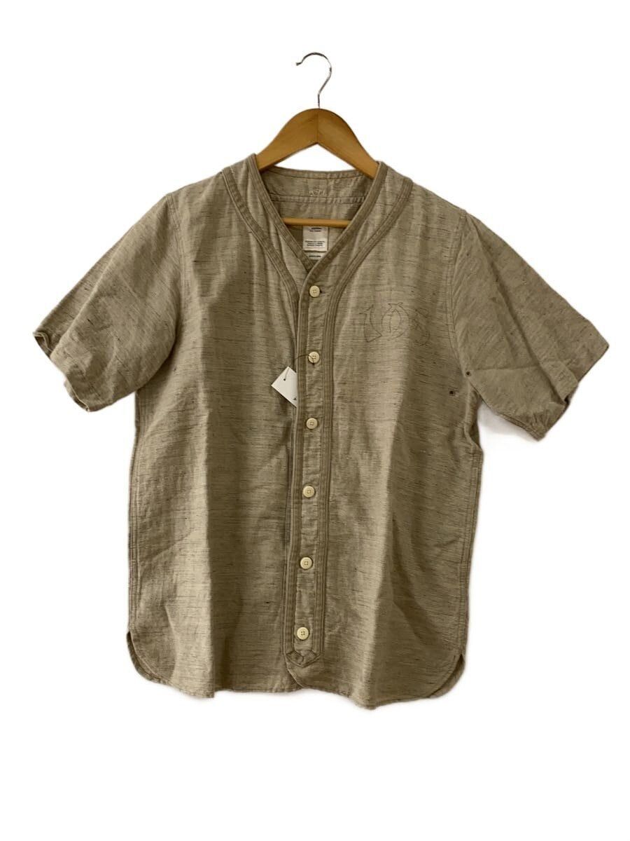 Visvim Beige Cotton Short Sleeve Shirt Dugout Size US L / EU 52-54 / 3 - 1 Thumbnail