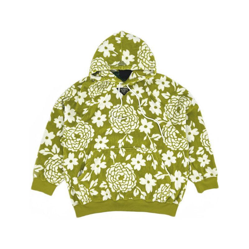 Prada Prada SS22 Floral Print Hooded Sweatshirt-2506 Size US L / EU 52-54 / 3 - 6 Thumbnail