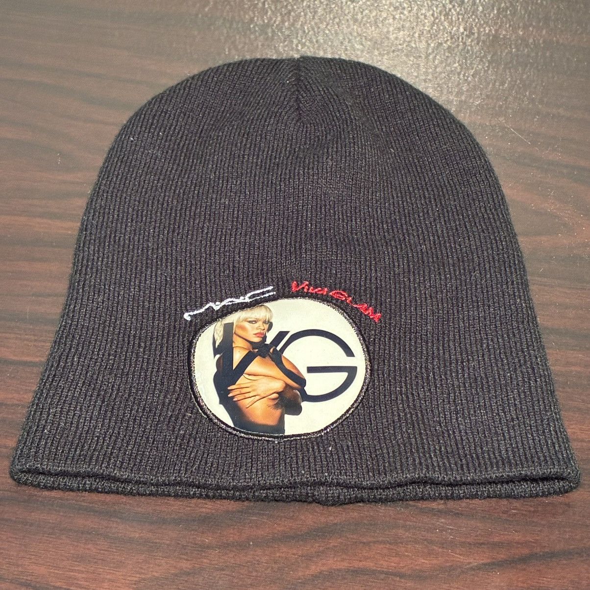 Other Rihanna MAC viva glam black beanie Size ONE SIZE - 6 Thumbnail