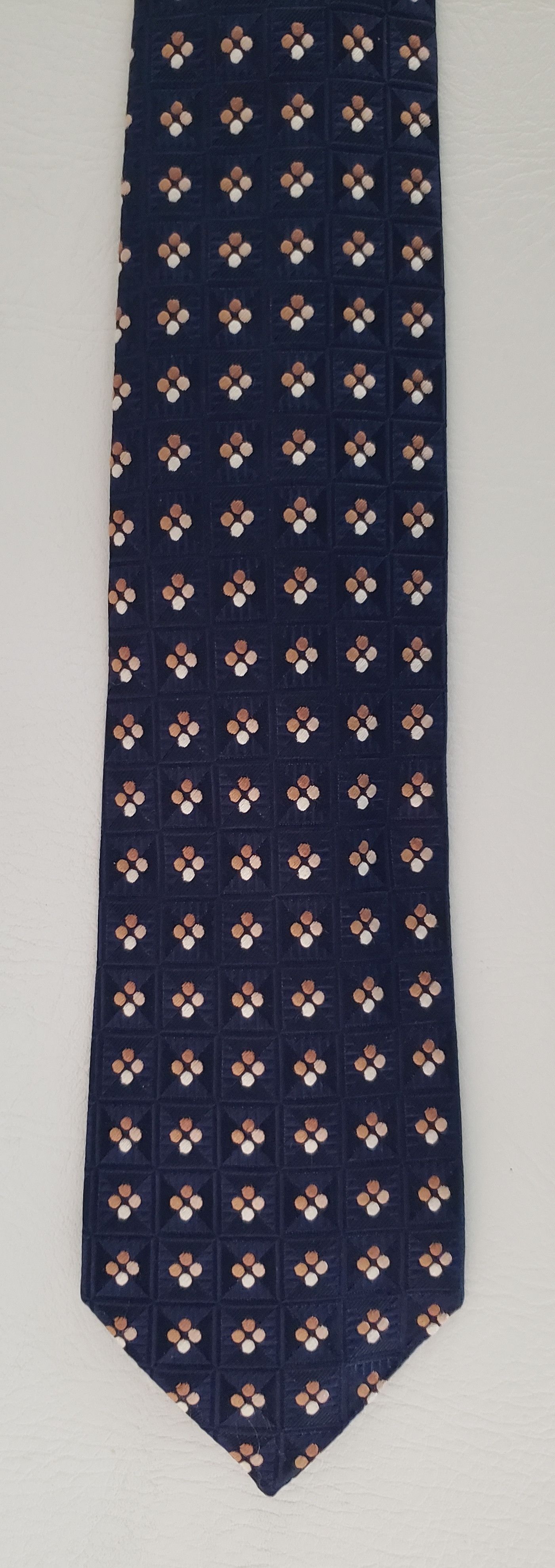 Ermenegildo Zegna Ermenegildo Zegna black silk brocade neck tie Italy Size ONE SIZE - 3 Thumbnail