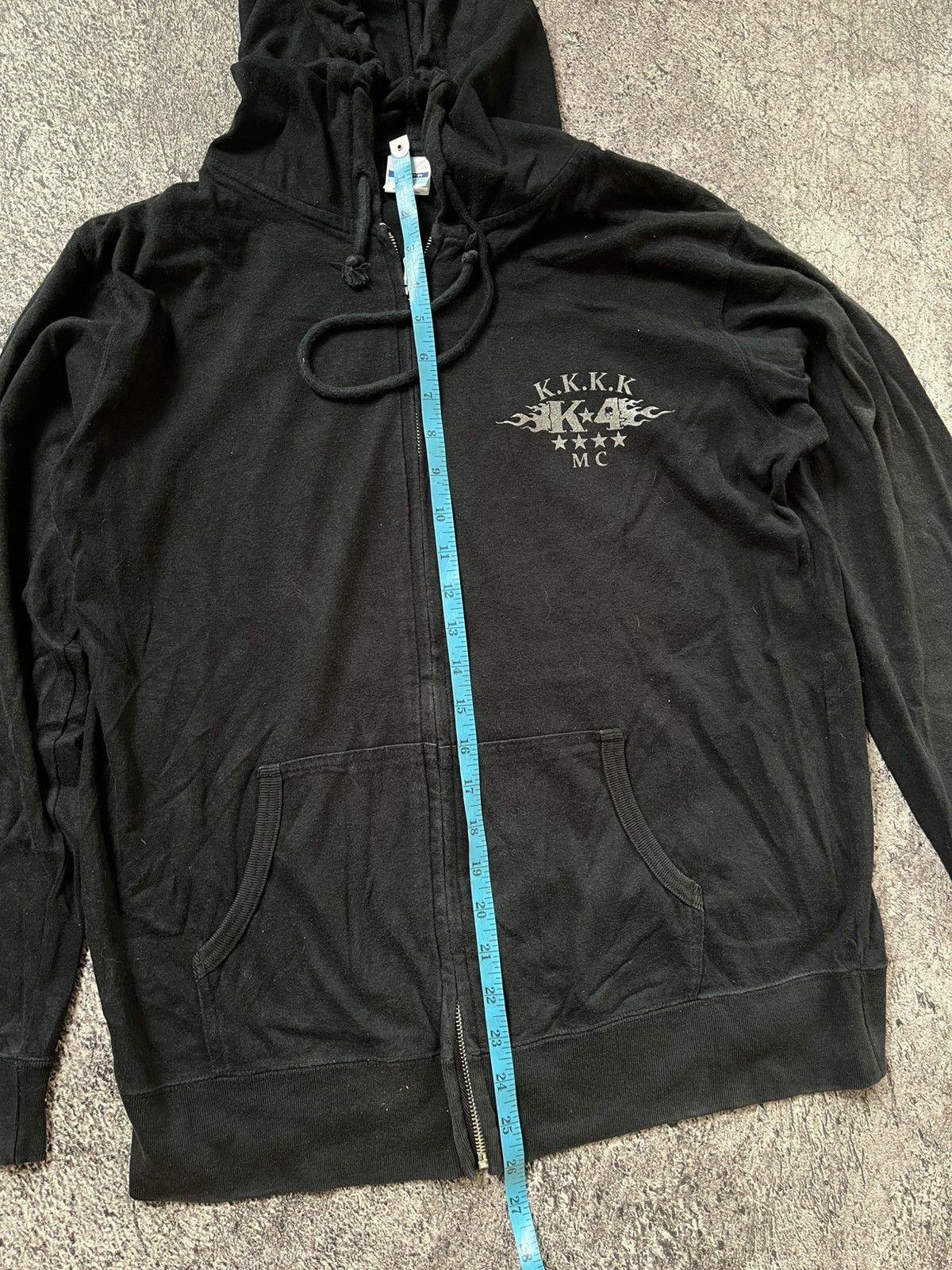 Japanese Brand Y2K United athle Skull zip Hoodie Size US L / EU 52-54 / 3 - 10 Thumbnail