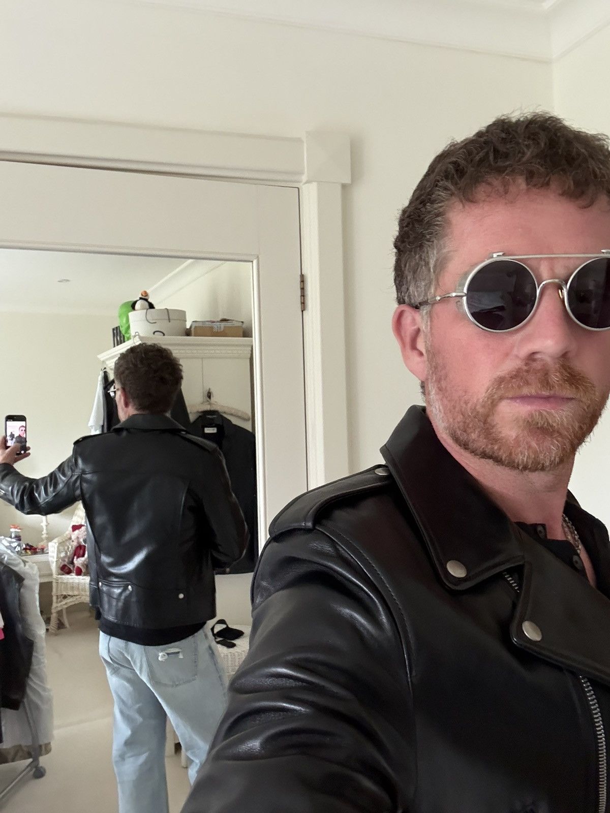 Saint Laurent Paris FW13 Holy Grail Saint Laurent L01 biker leather jacket 54 XL Size US L / EU 52-54 / 3 - 8 Thumbnail