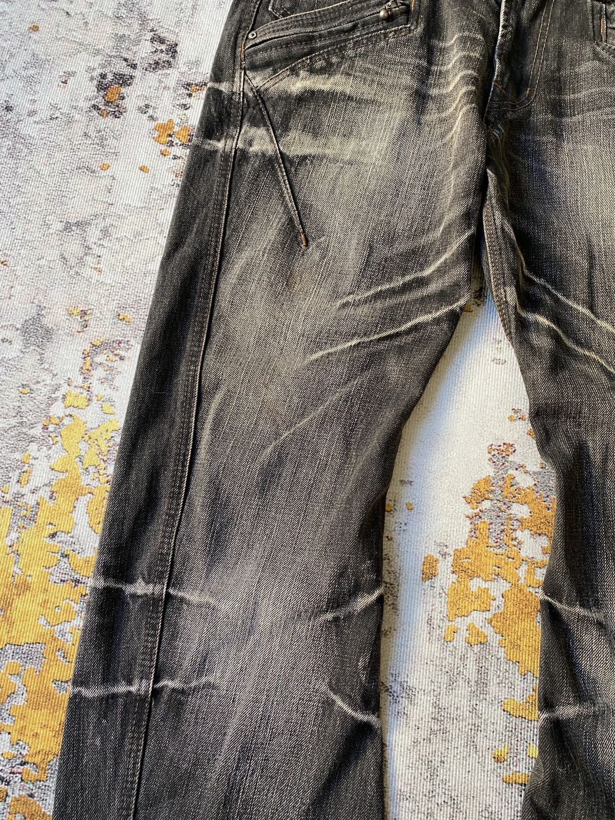 Tornado Mart Nico Club For Men NCFM Claws Mark Design Flare Denim Size US 34 / EU 50 - 9 Thumbnail
