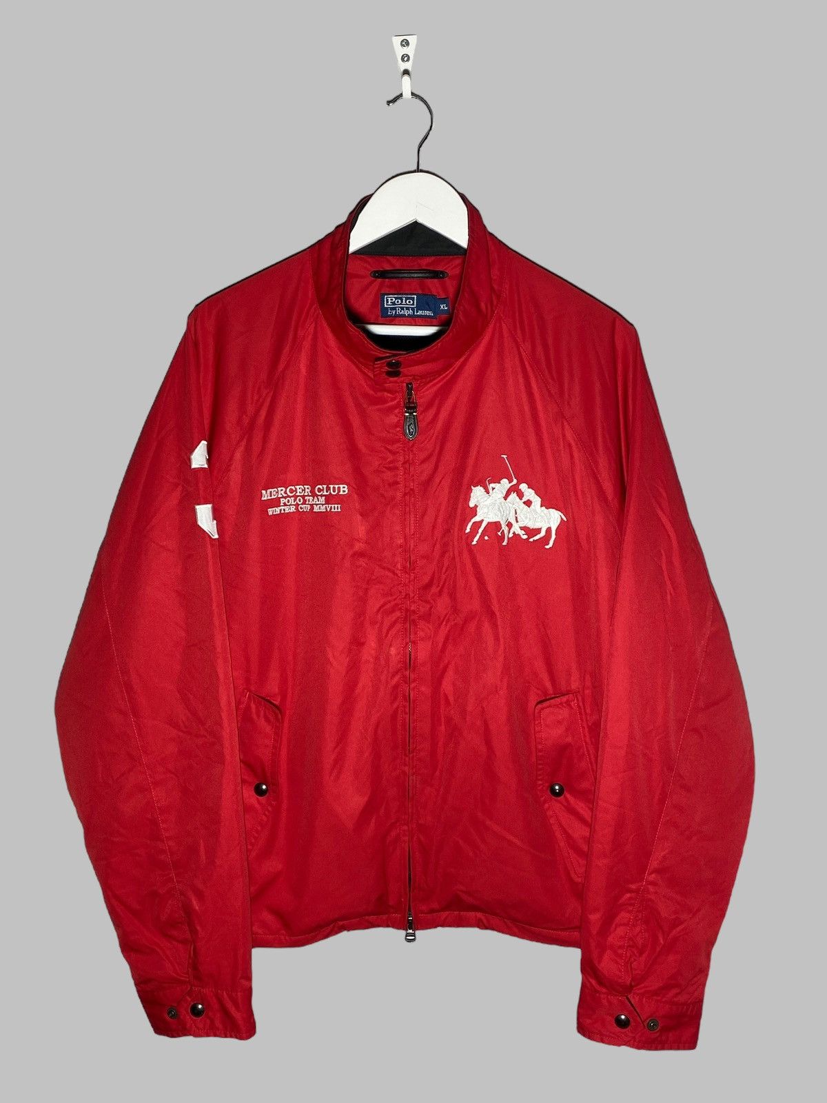 Polo Ralph Lauren 🔥 POLO RALPH LAUREN RED JACKET RACING TEAM MOTO STYLE Size US XL / EU 56 / 4 - 1 Thumbnail