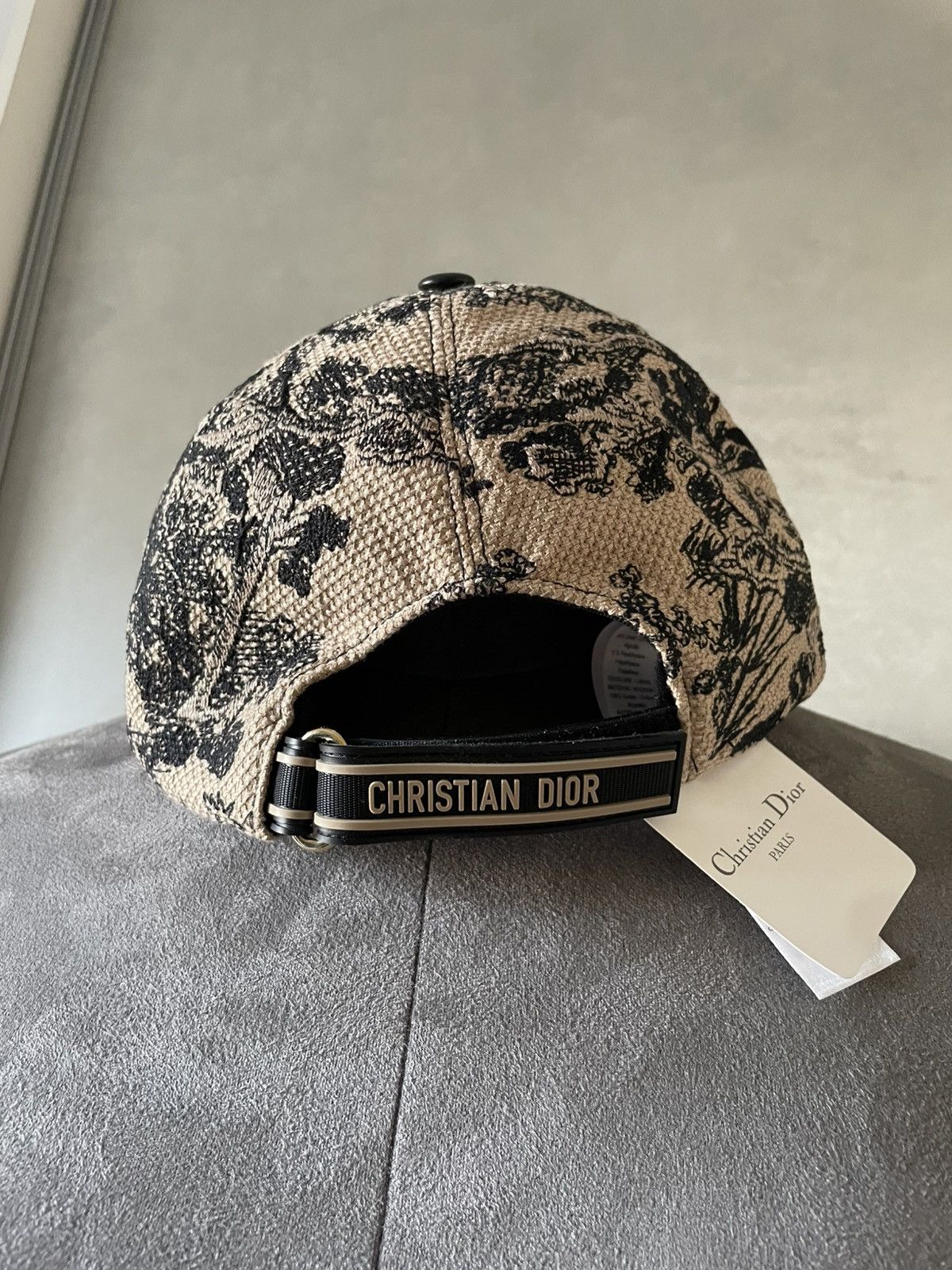 Dior CHRISTIAN DIOR Unisex cap toile de jouy new Size ONE SIZE - 3 Thumbnail