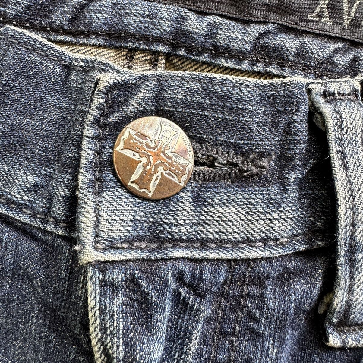 Edwin × Jean × Vintage Vintage Edwin Distressed Faded Denim Jean Pant W30 Size US 30 / EU 46 - 6 Thumbnail